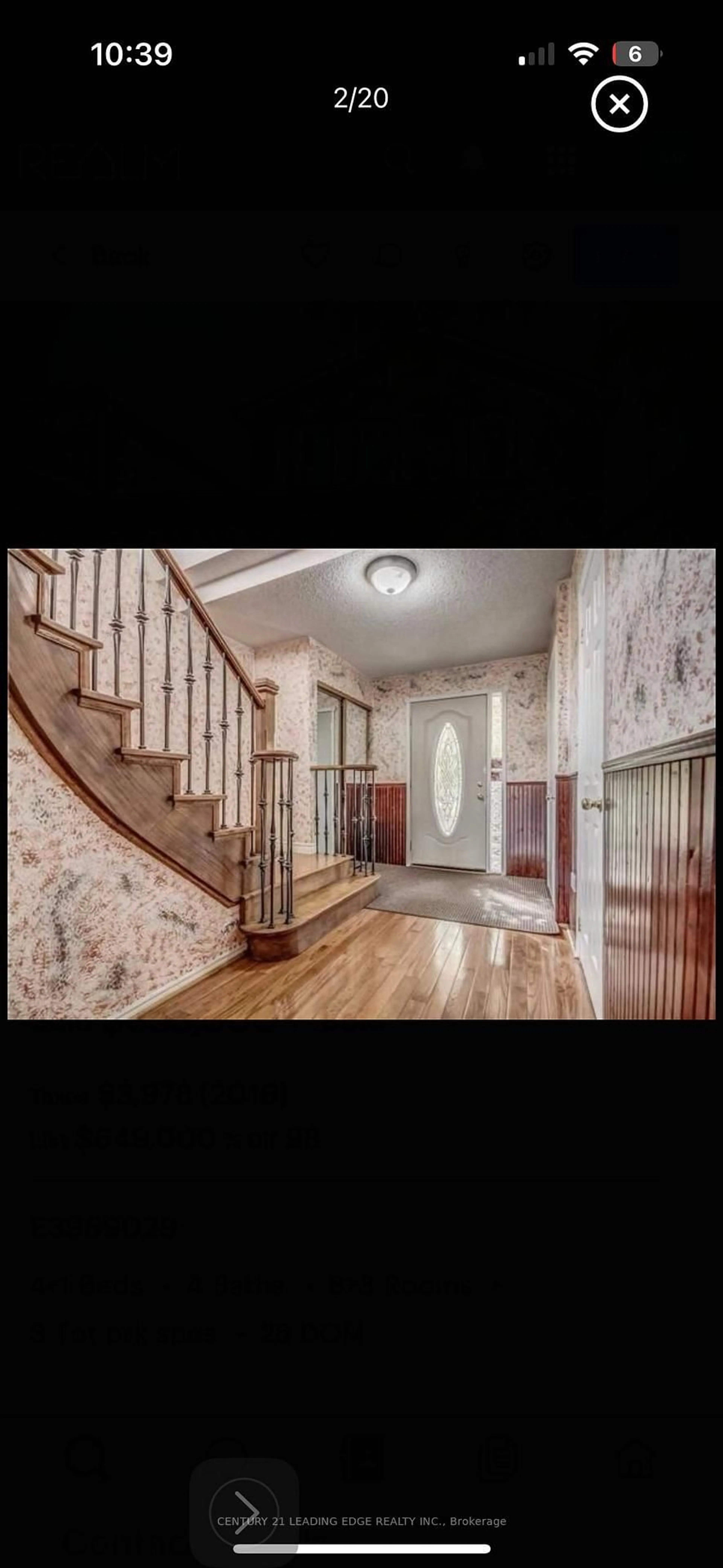 Indoor entryway for 47 Hewitt Cres, Ajax Ontario L1S 7A6