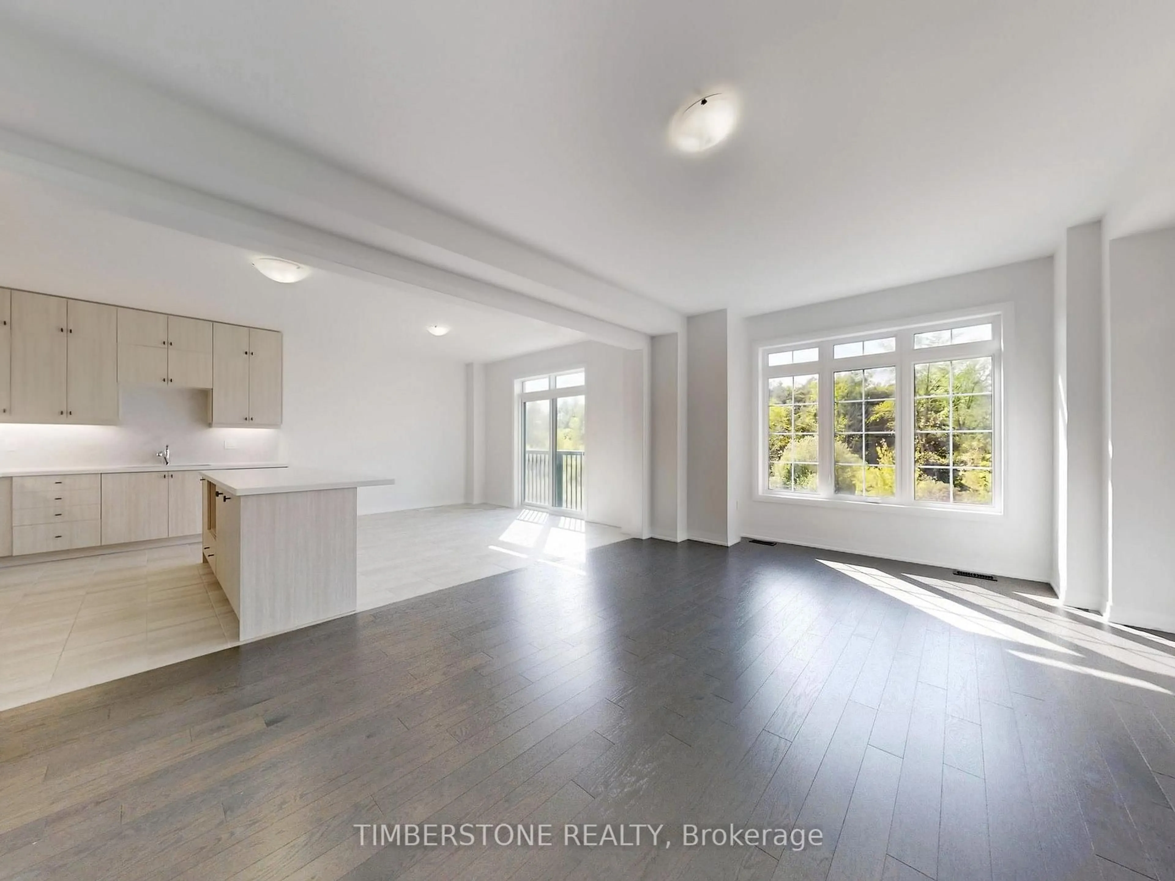 Open concept kitchen, floor is not visible for 1030 Pisces Tr, Pickering Ontario L1X 0P7