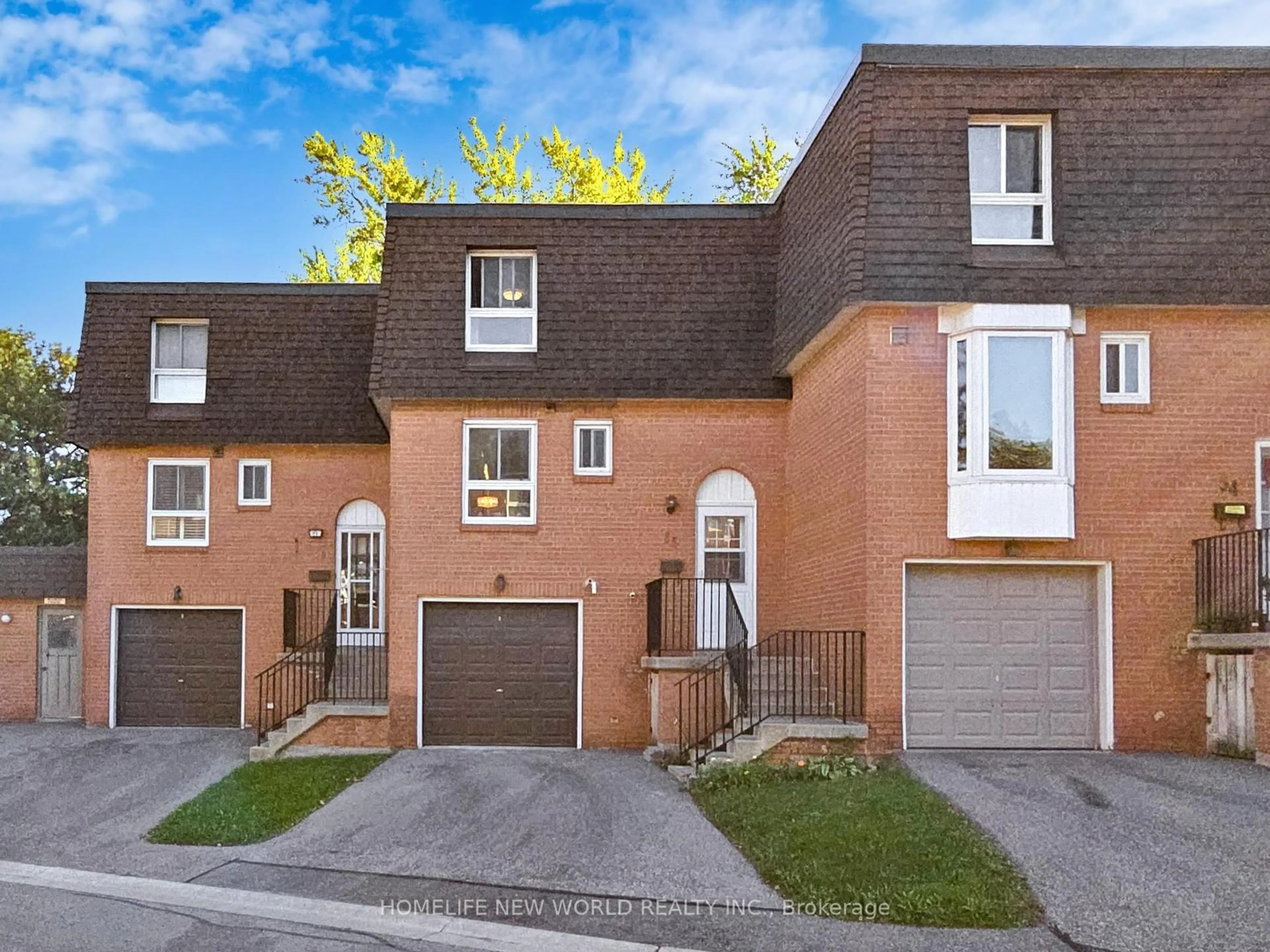 Home with brick exterior material, street for 90 Crockamhill Dr #55, Toronto Ontario M1S 2K9