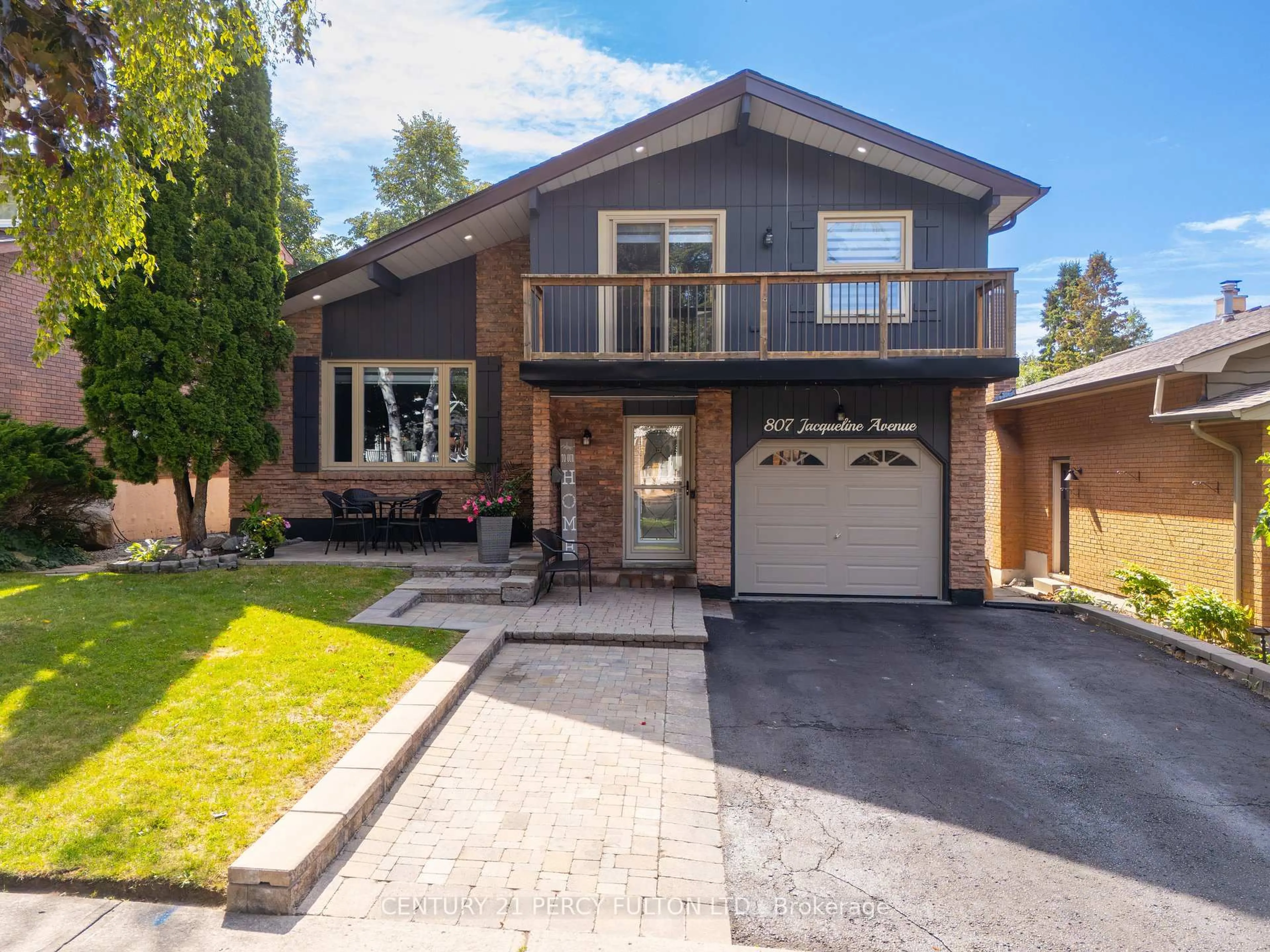Home with brick exterior material, street for 807 Jacqueline Ave, Pickering Ontario L1V 3B2