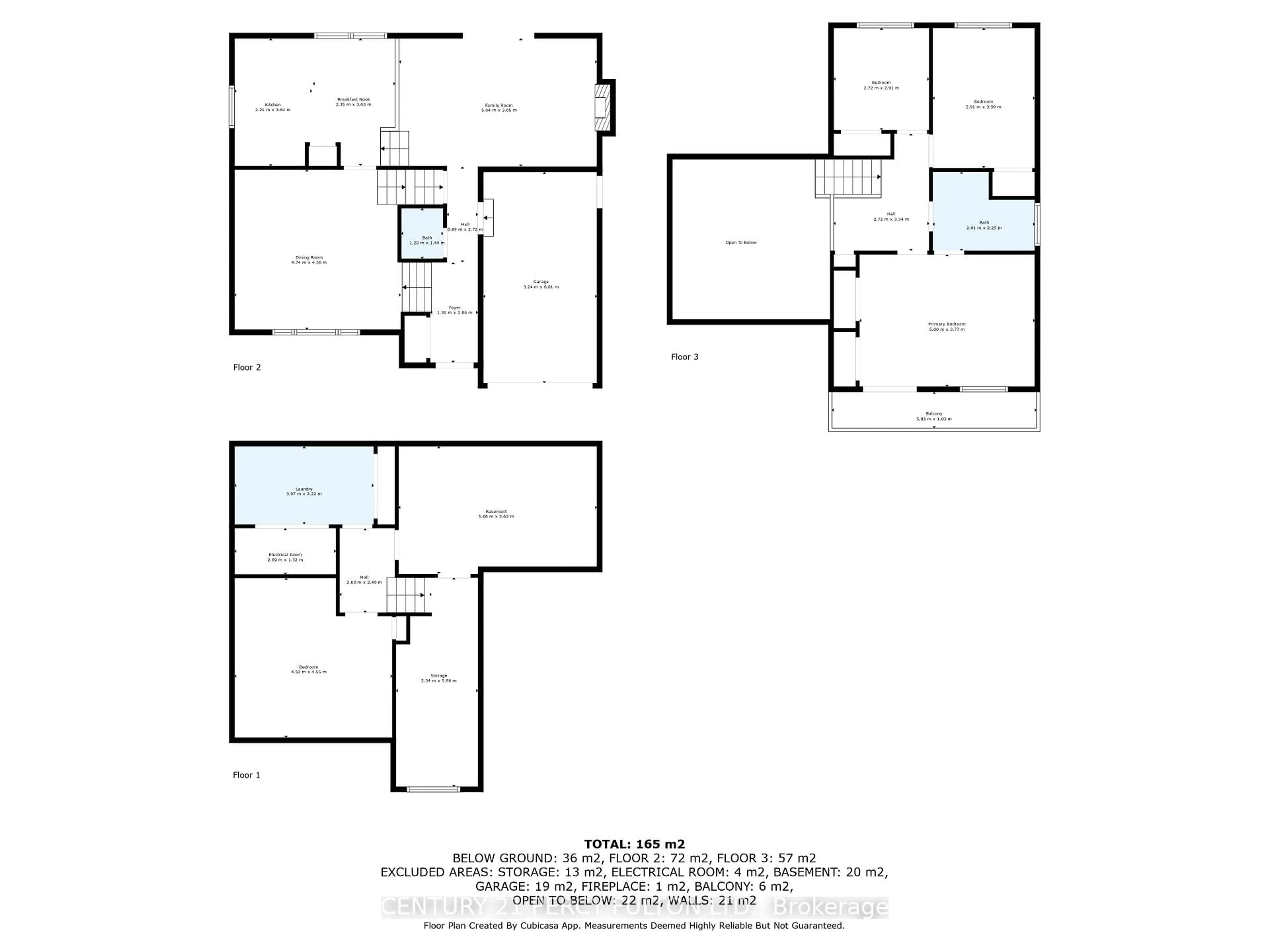 Floor plan for 807 Jacqueline Ave, Pickering Ontario L1V 3B2