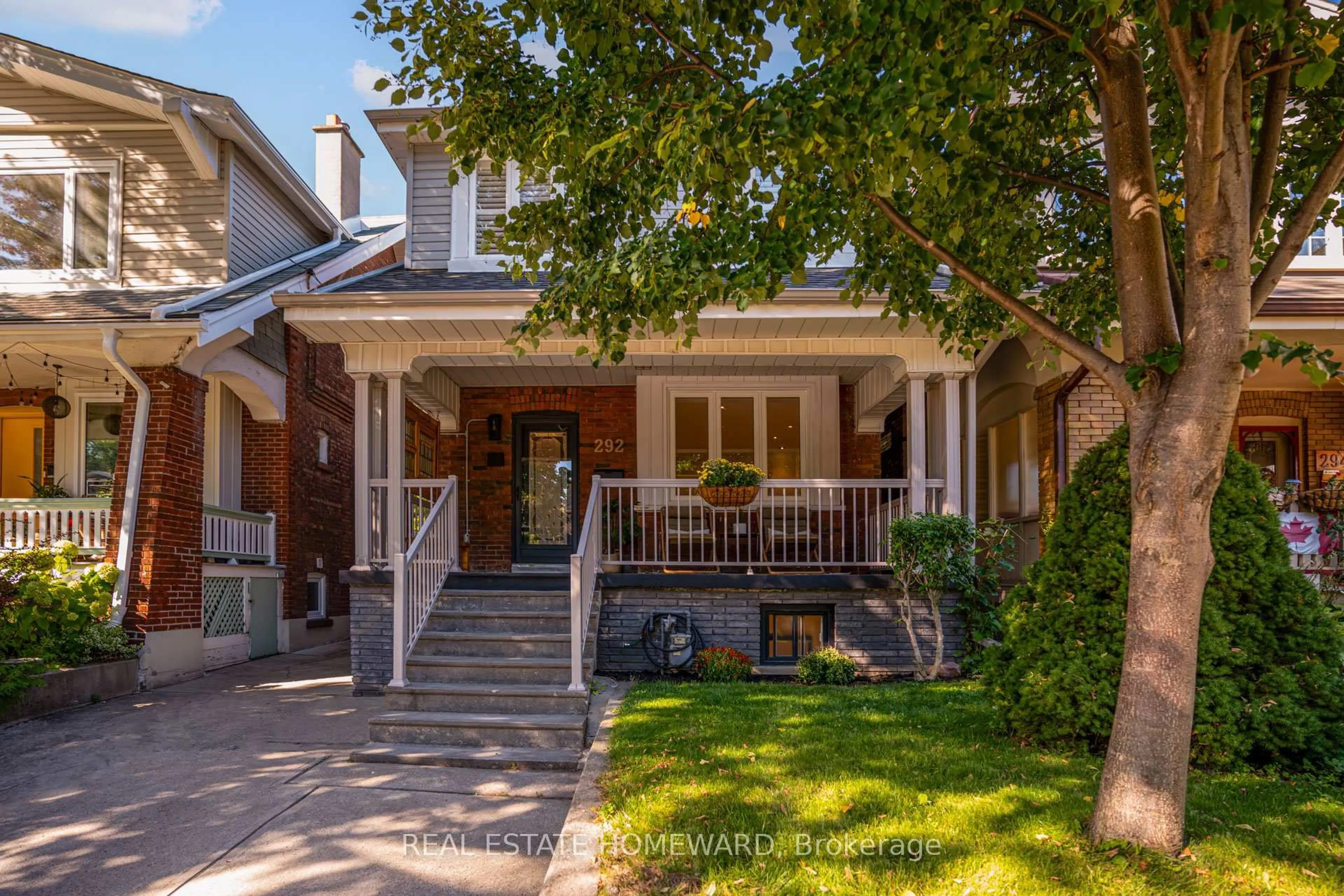 Home with brick exterior material, street for 292 Glebeholme Blvd, Toronto Ontario M4J 1T2