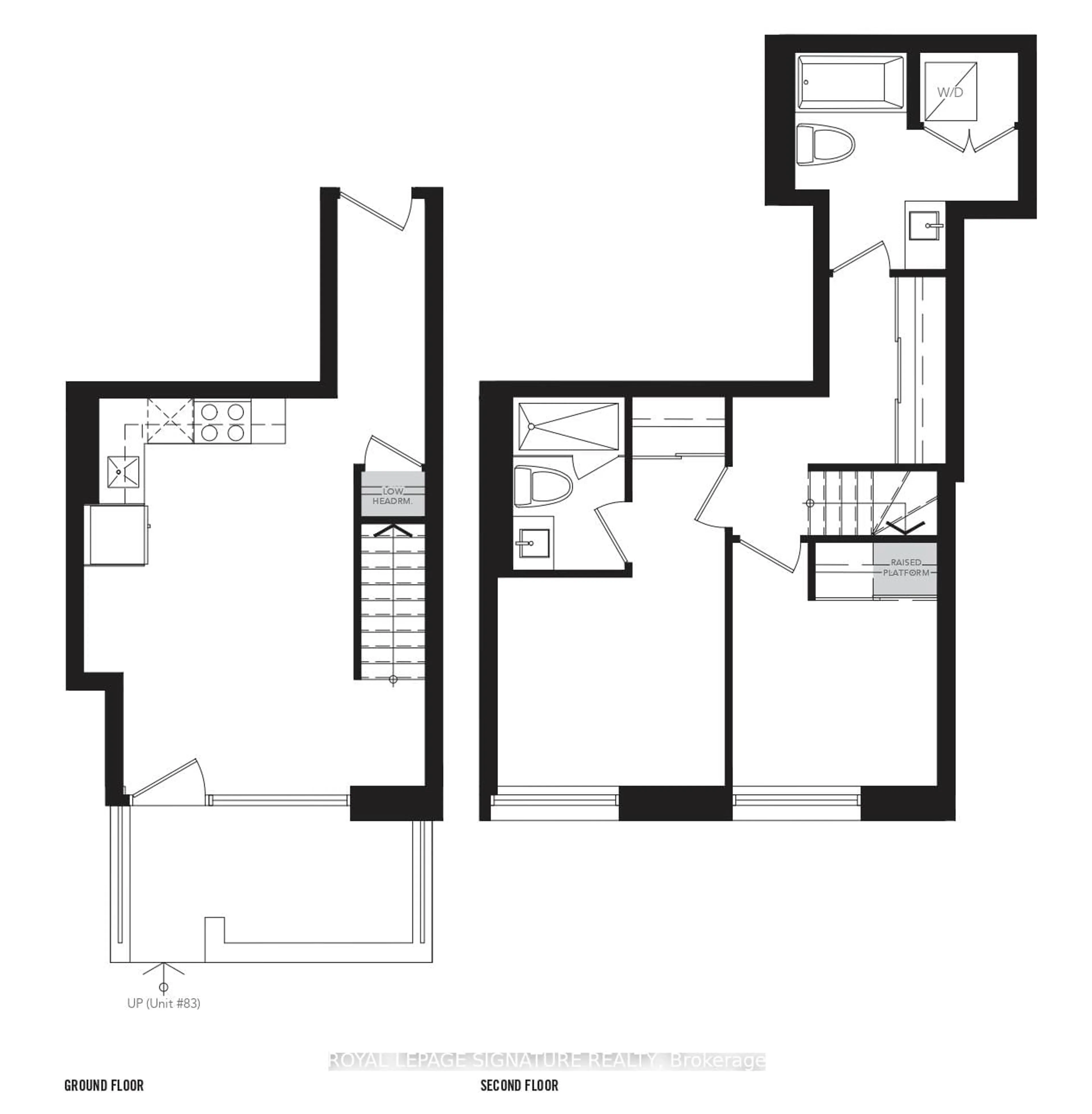 Floor plan for 1608 Charles St #183F, Whitby Ontario L1N 1B9