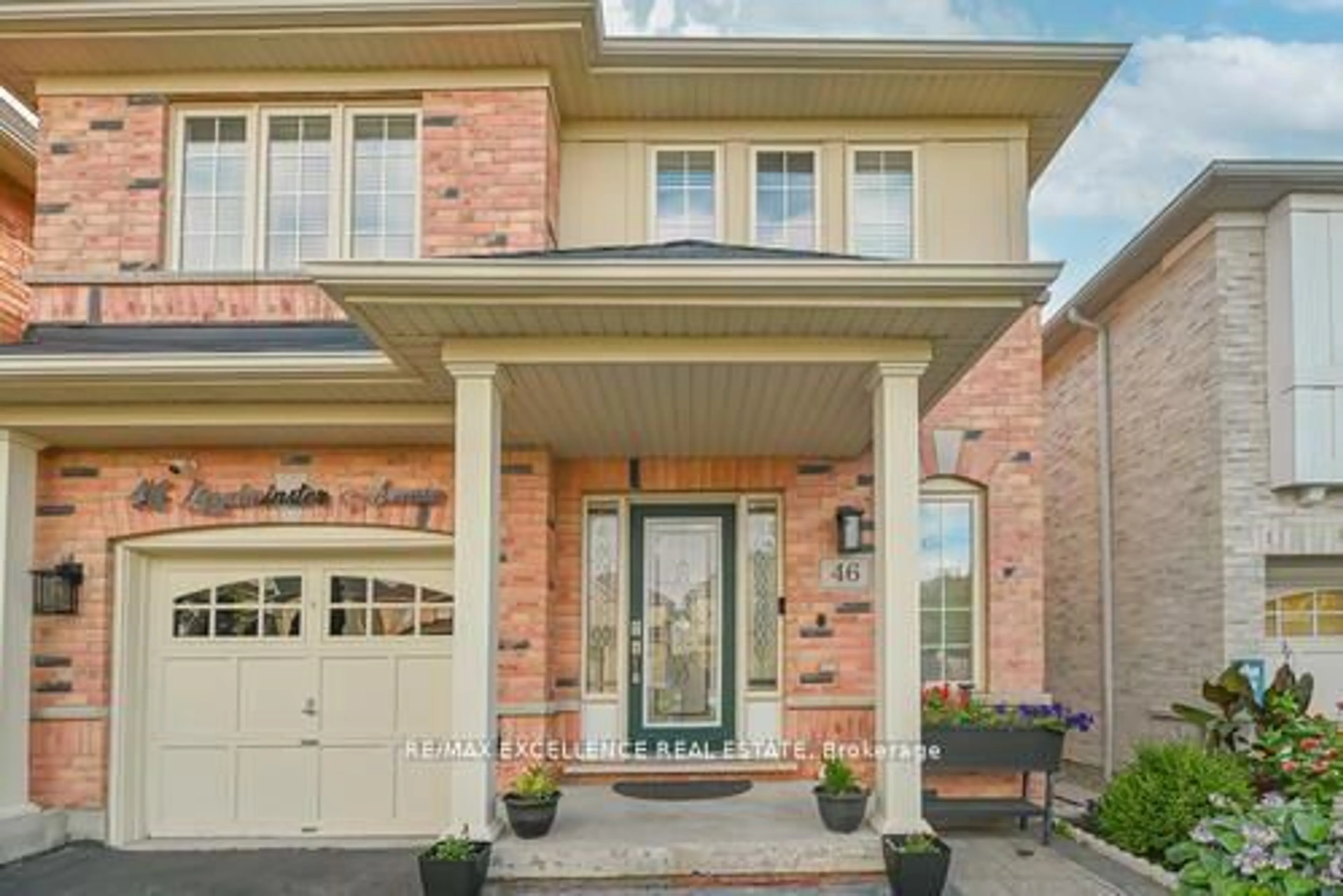 Home with brick exterior material, street for 46 Lloydminster Ave, Ajax Ontario L1Z 0N8