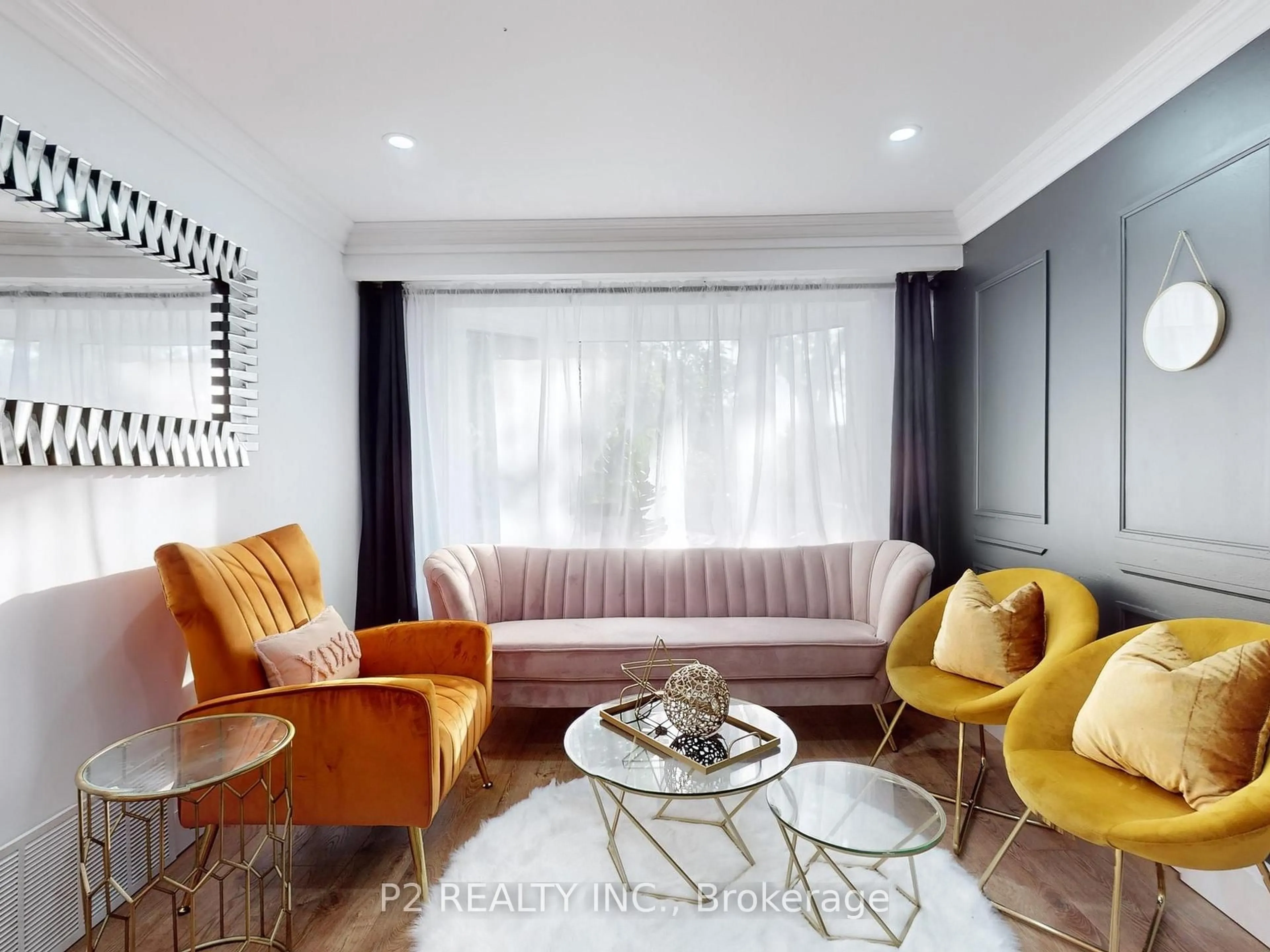 Living room with furniture, unknown for 411 Rosedale Dr, Whitby Ontario L1N 1Z5
