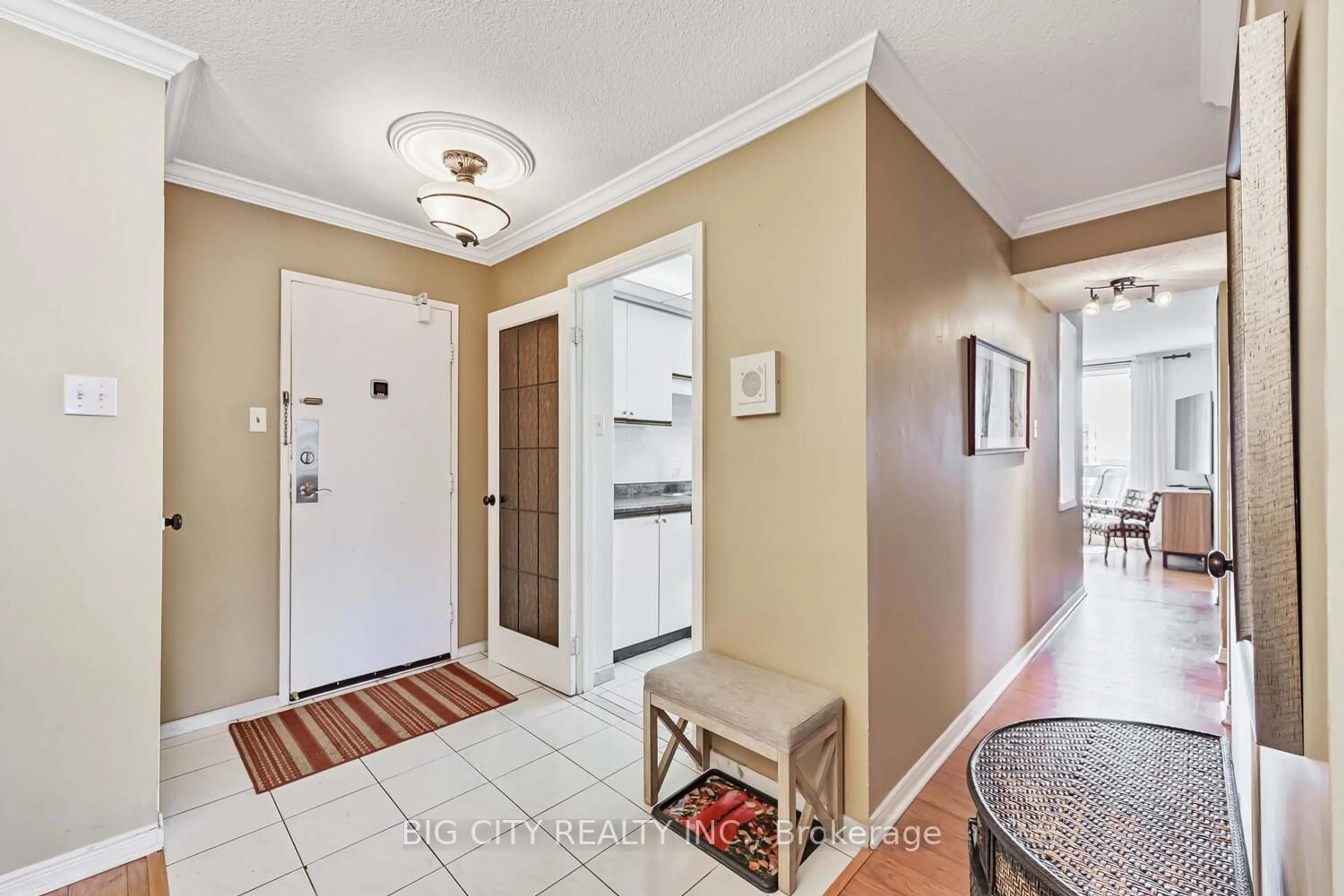 Indoor entryway for 55 Huntingdale Blvd ##1407, Toronto Ontario M1W 2N9