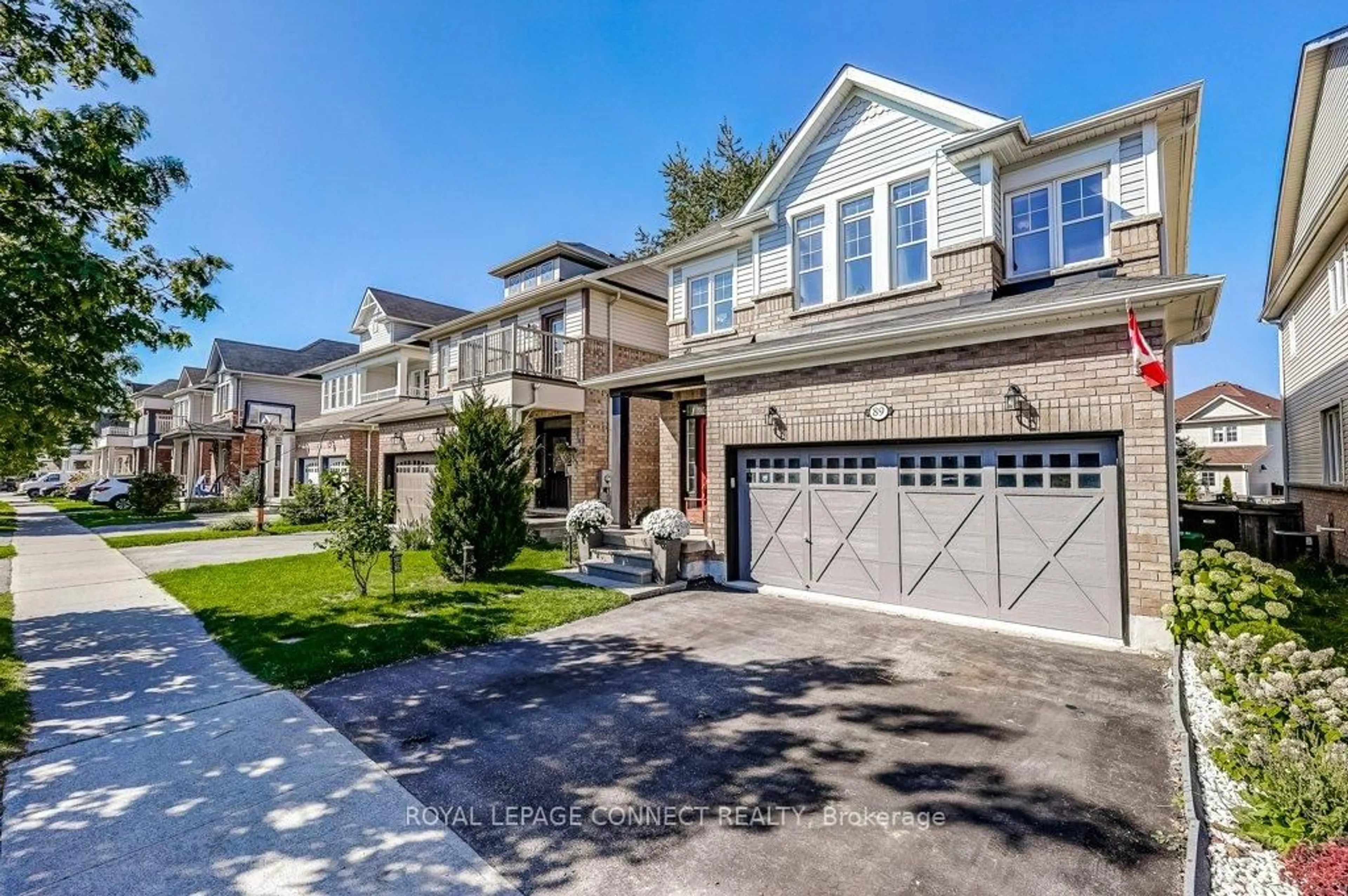 Home with brick exterior material, street for 89 James Govan Dr, Whitby Ontario L1N 0H4