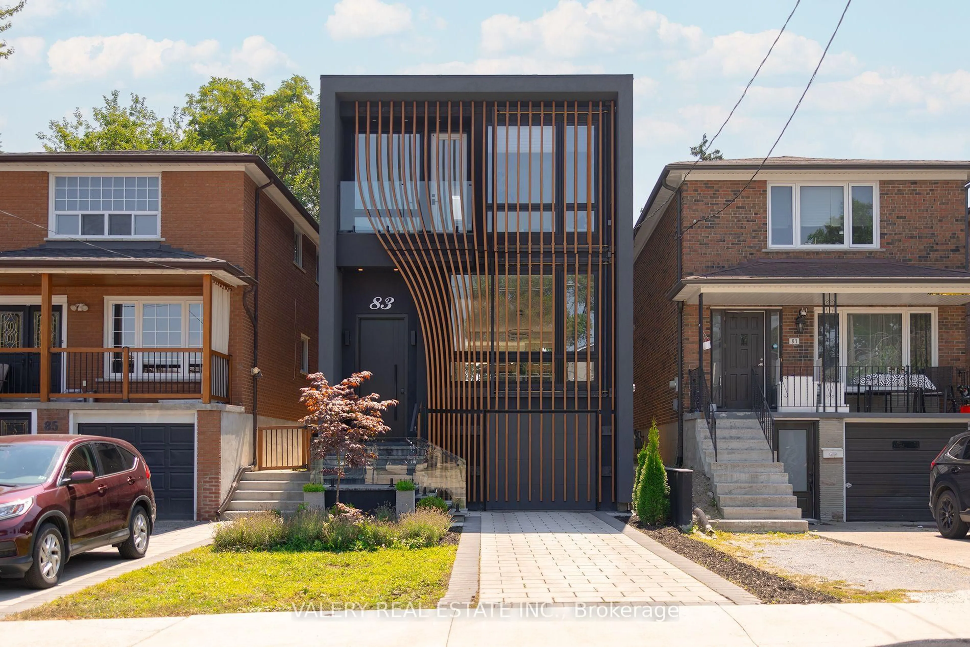 Home with brick exterior material, street for 83 Virginia Ave, Toronto Ontario M4C 2S8