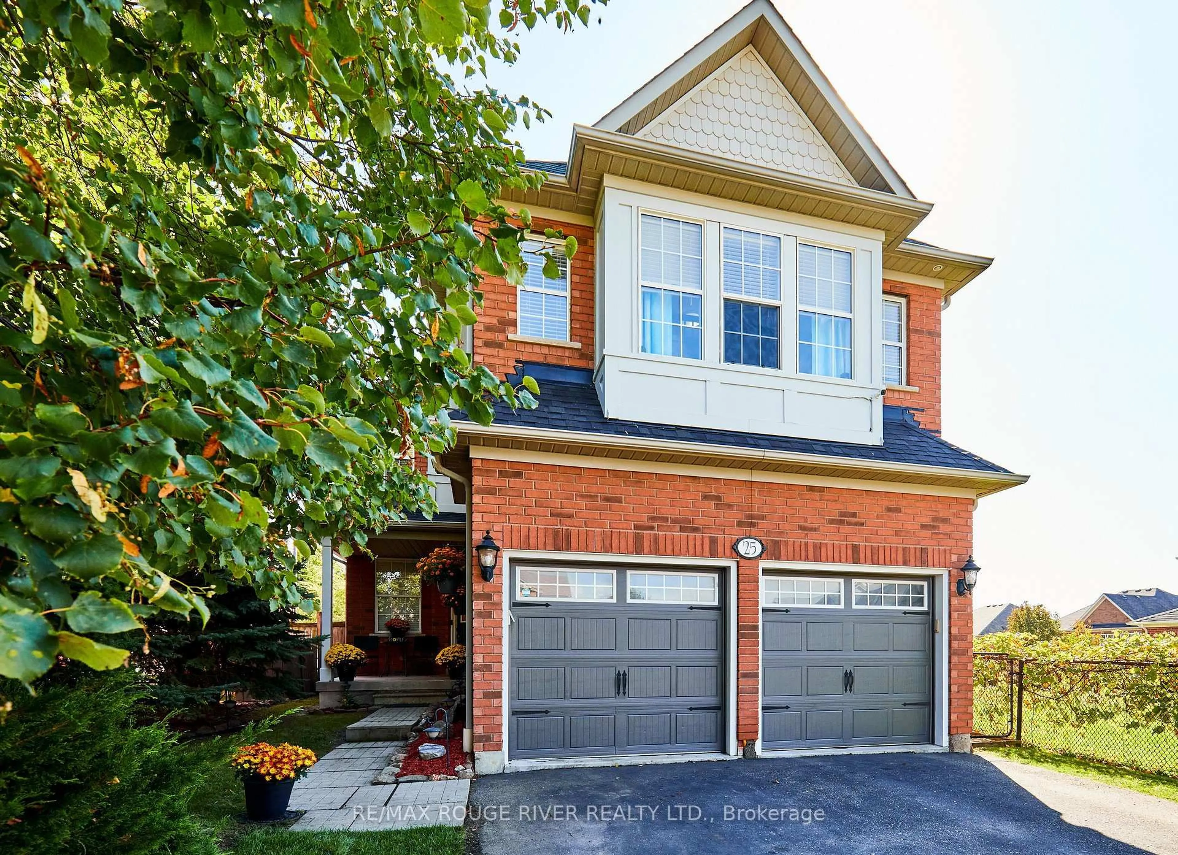 Home with brick exterior material, street for 25 Constance Dr, Whitby Ontario L1P 1M9