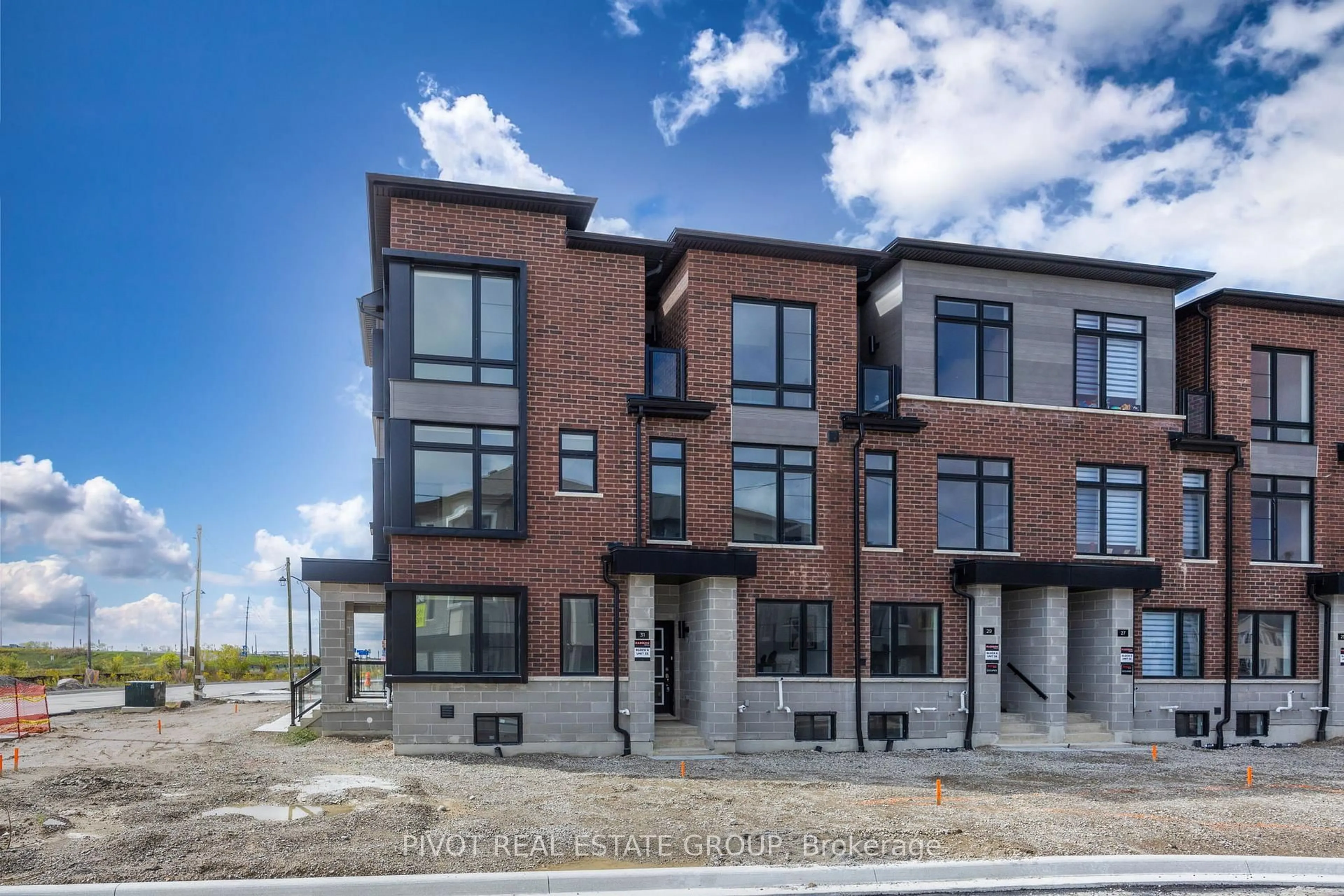 Home with brick exterior material, street for 31 Pluto Way, Whitby Ontario L1M 0M7