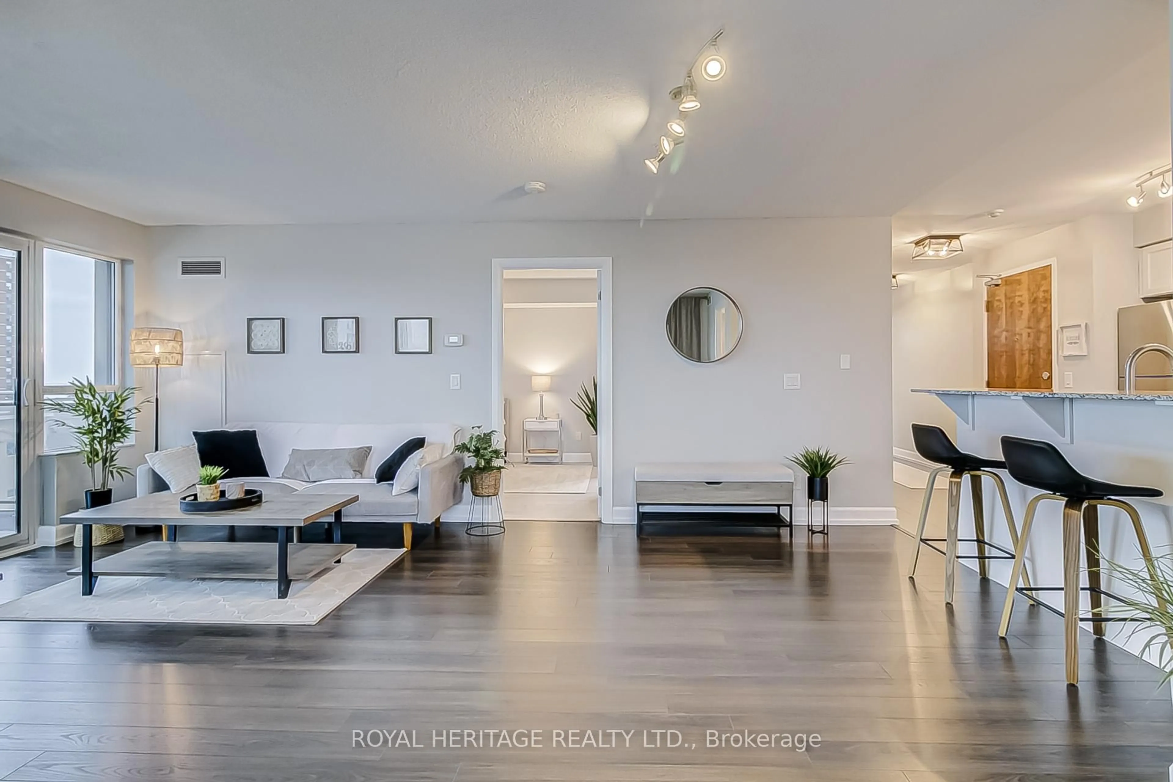 Living room with furniture, unknown for 1235 Bayly St #511, Pickering Ontario L1W 1L7