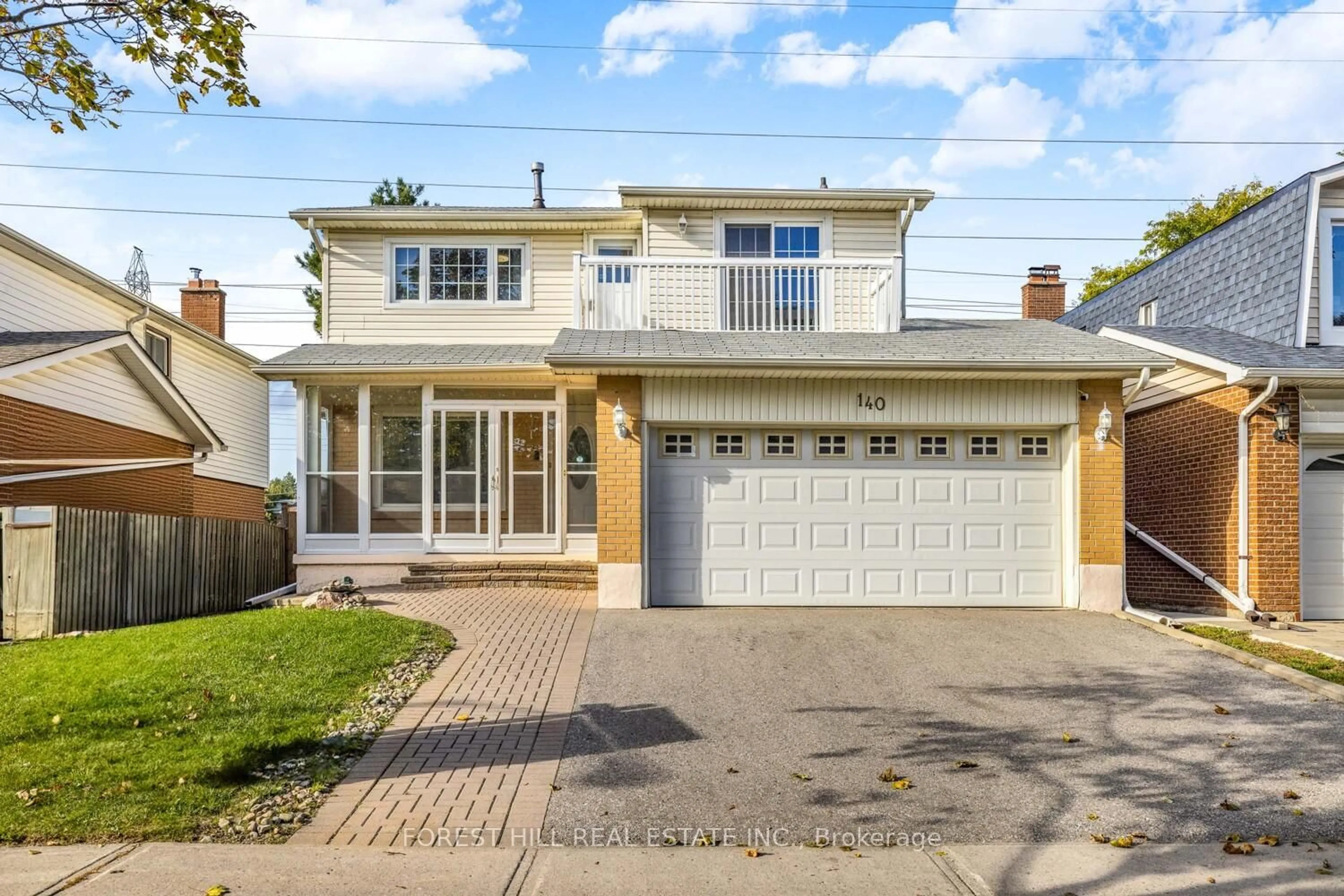 Home with brick exterior material, street for 140 Valdor Dr, Toronto Ontario M1V 1R5