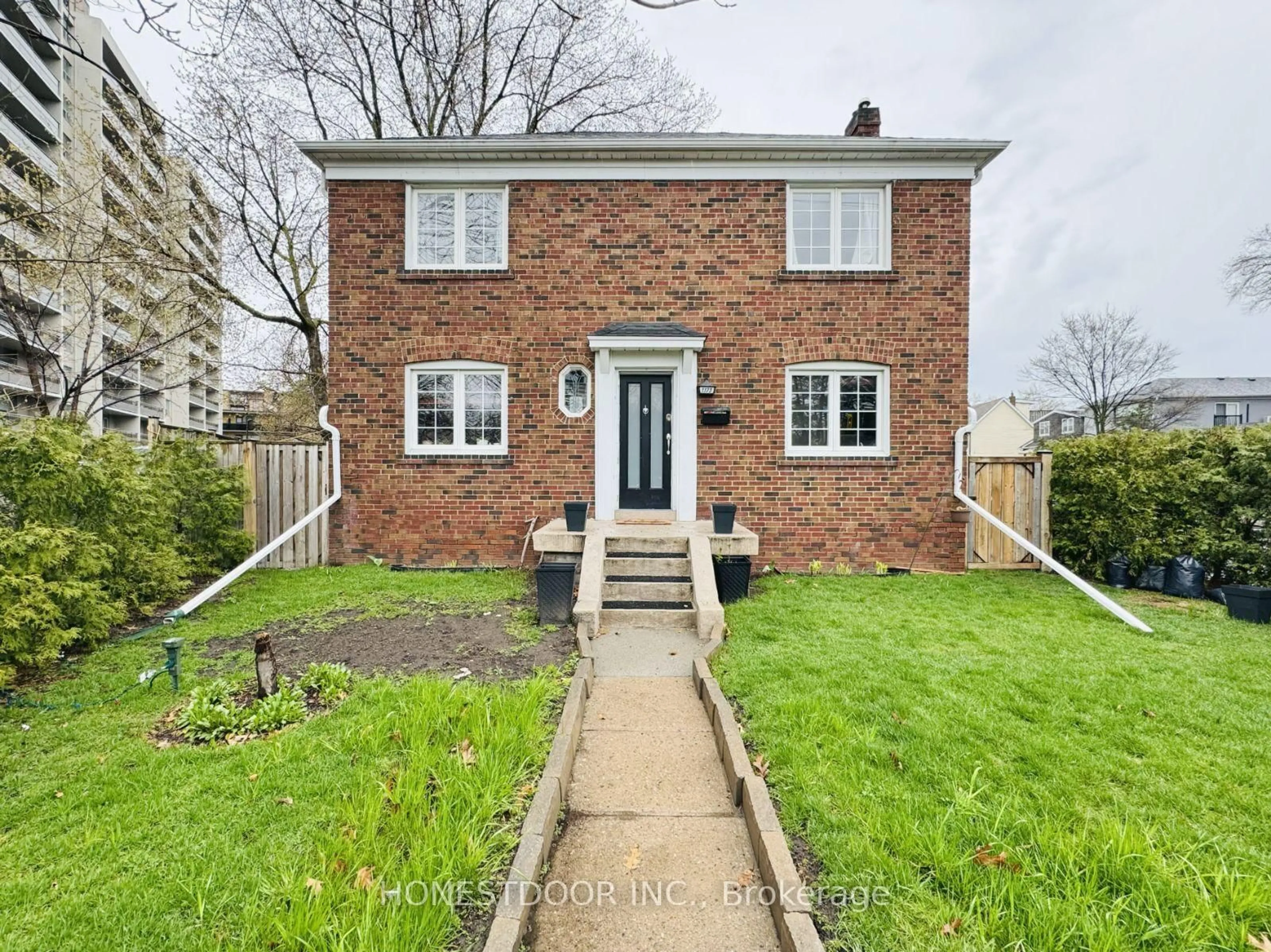 Home with brick exterior material, street for 1173 Broadview Ave, Toronto Ontario M4K 2S8