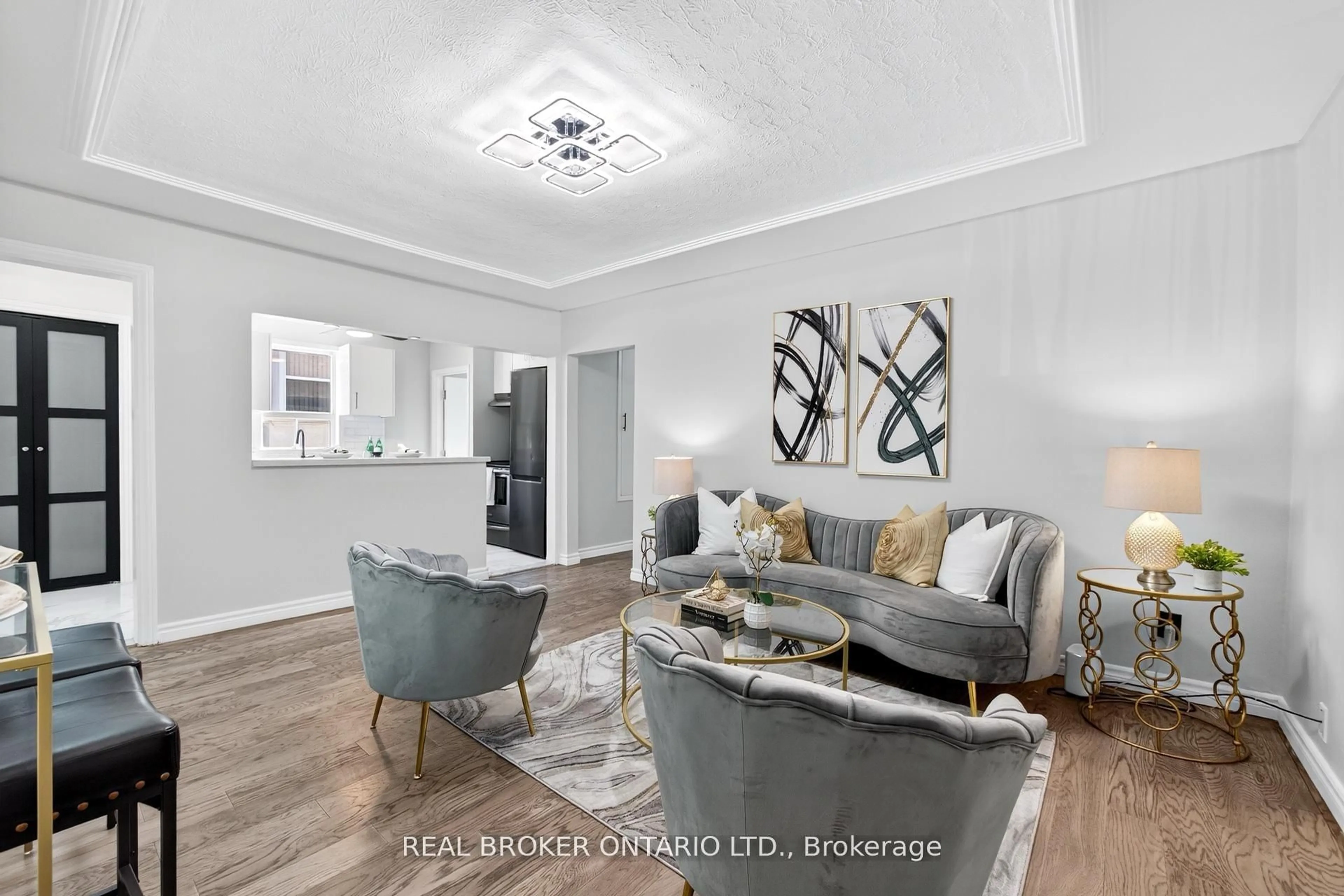 Living room with furniture, unknown for 30 Presley Ave, Toronto Ontario M1L 3P5