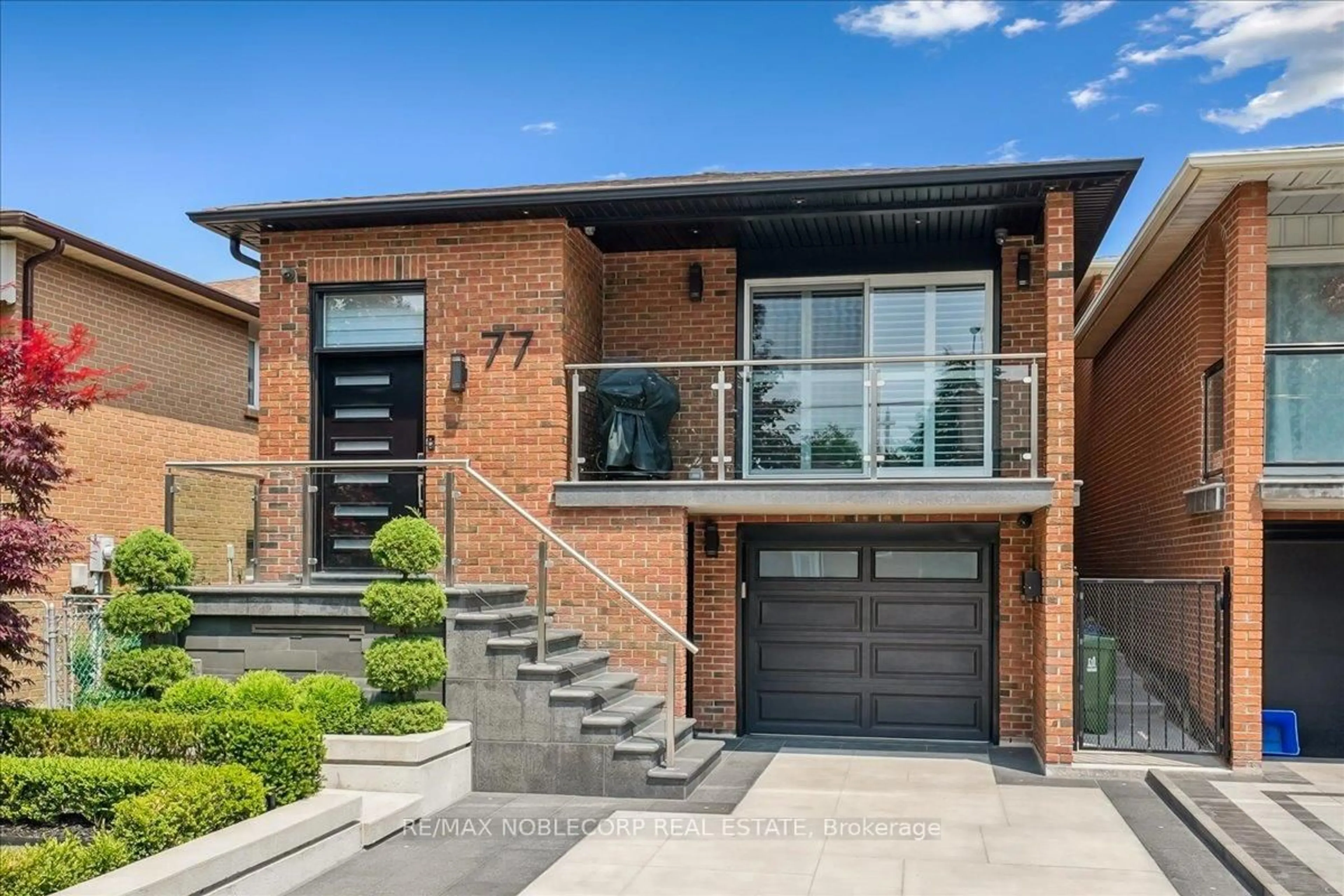 Home with brick exterior material, street for 77 Crayford Dr, Toronto Ontario M1W 3B5