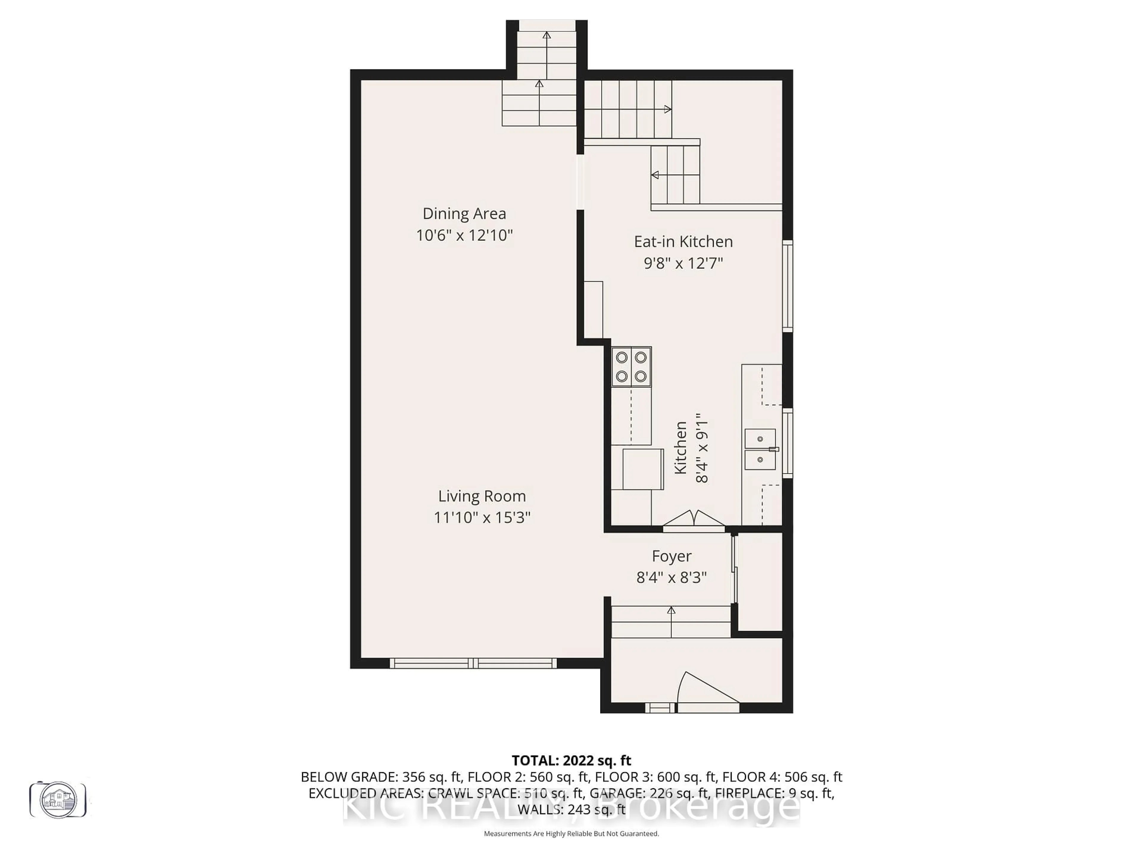 Floor plan for 5 Thistlewaite Cres, Toronto Ontario M1S 3Y8