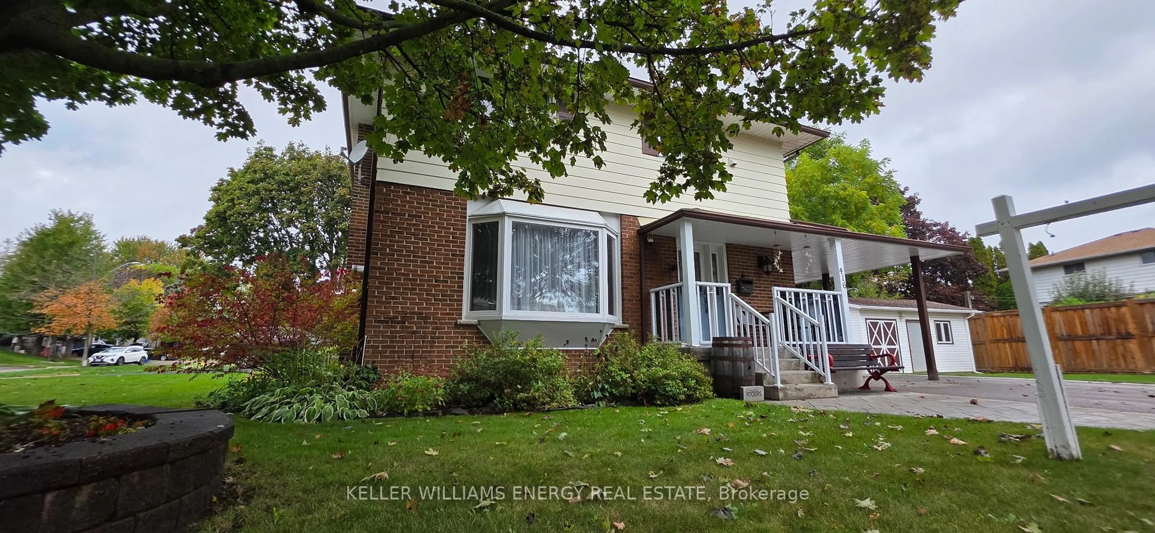 Home with brick exterior material, street for 416 Mayfair Ave, Oshawa Ontario L1G 2X9