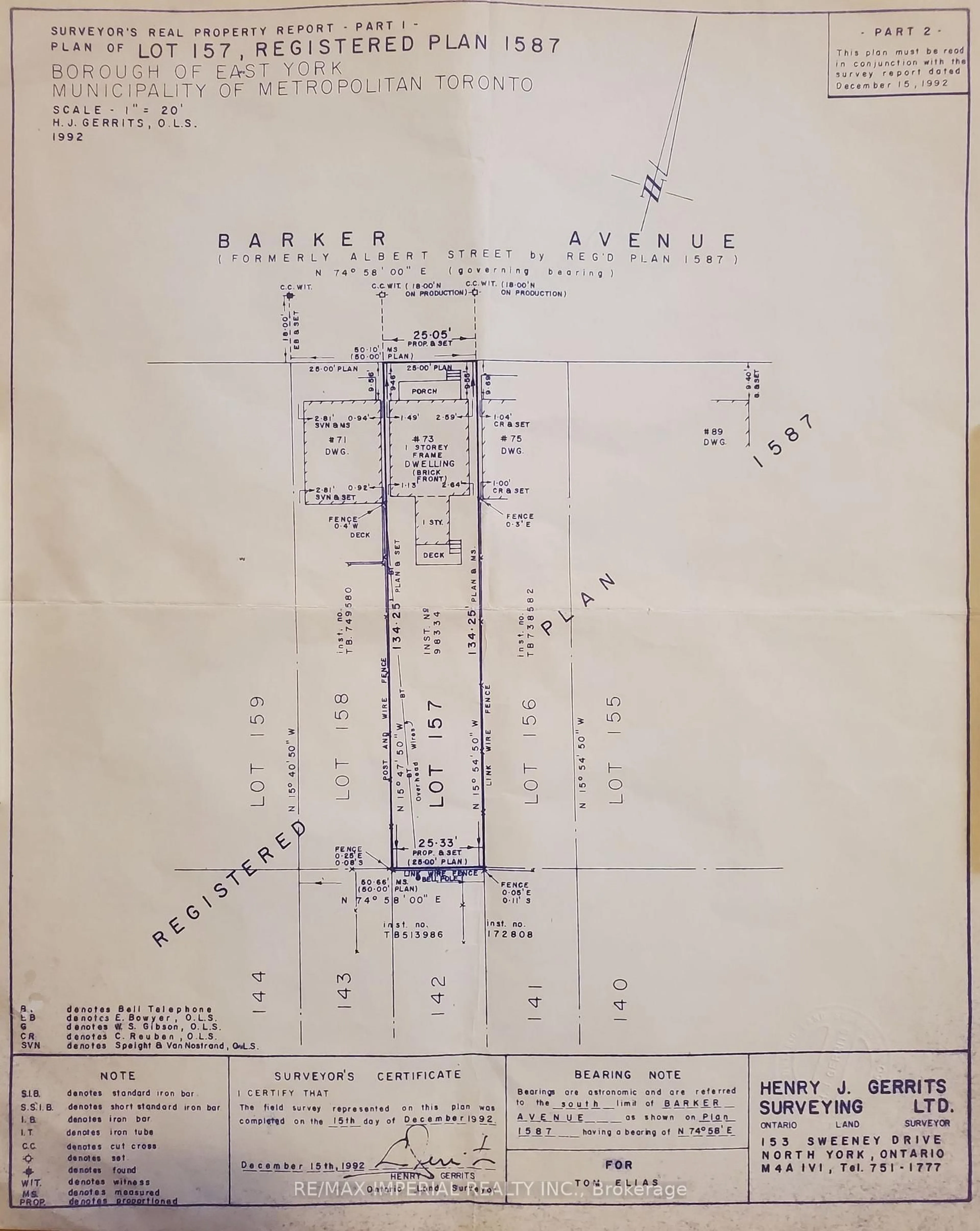 Floor plan for 73 Barker Ave, Toronto Ontario M4C 2N7