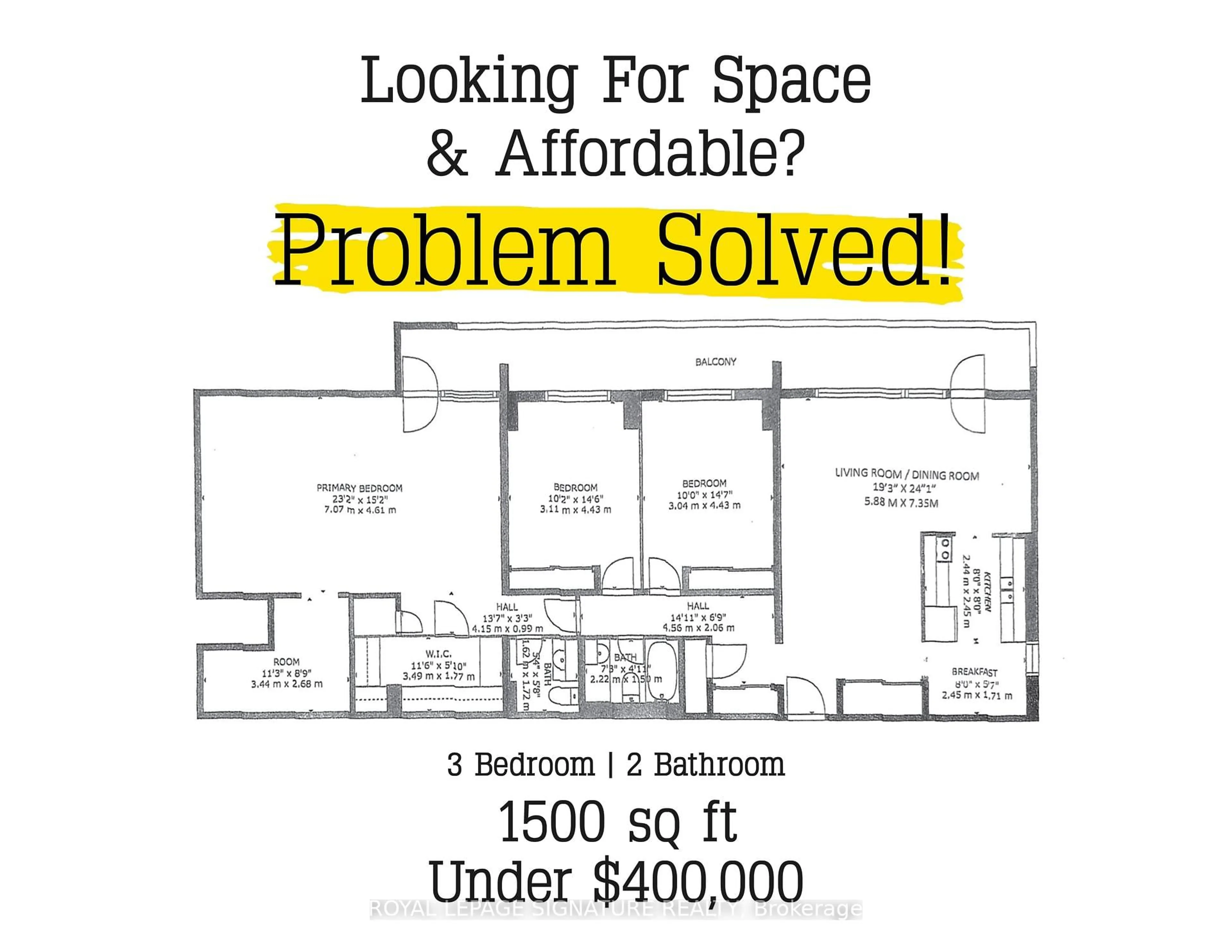 Floor plan for 180 Markham Rd #721, Toronto Ontario M1M 2Z9