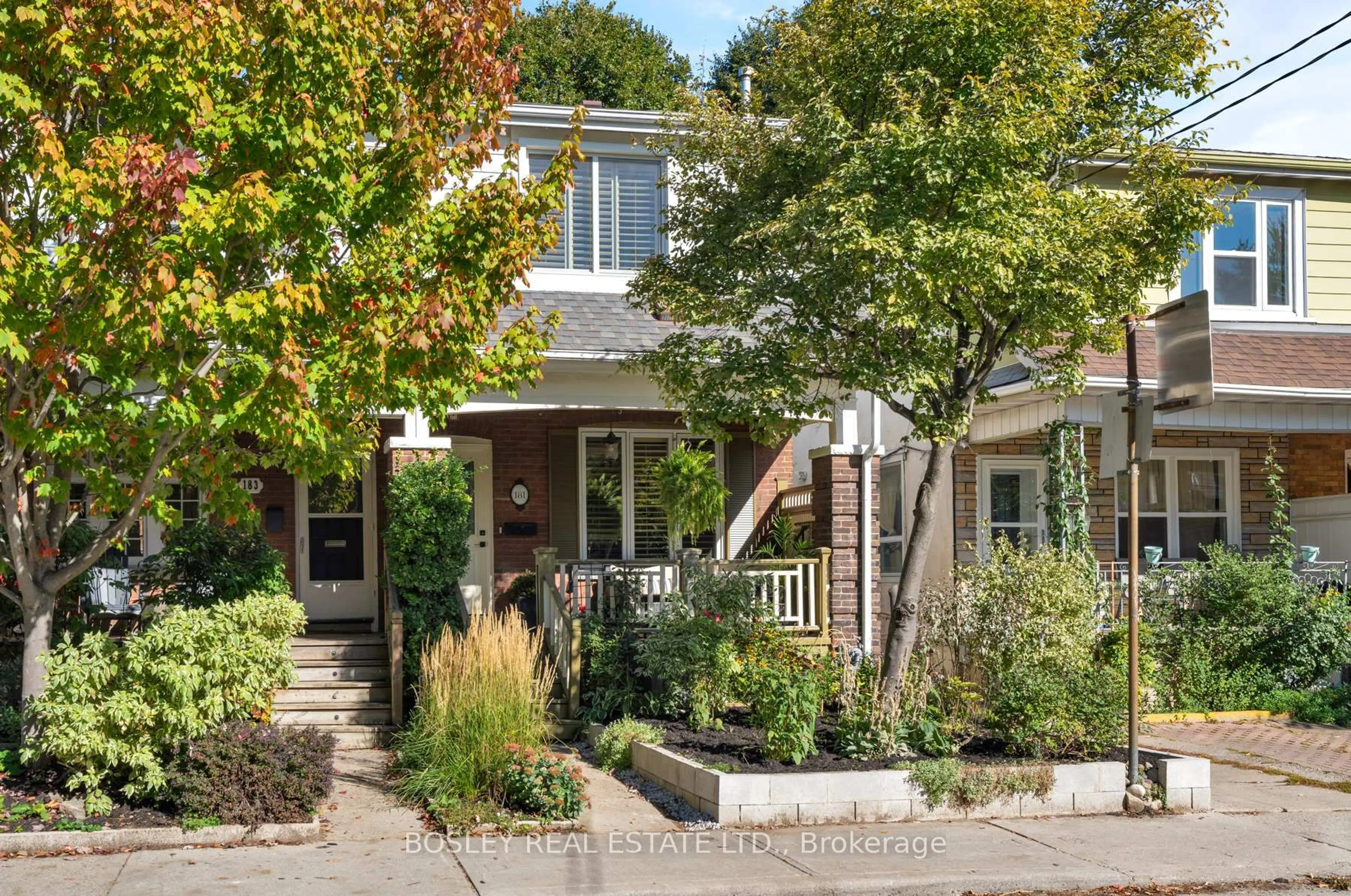 Home with brick exterior material, street for 181 Monarch Park Ave, Toronto Ontario M4J 4R7