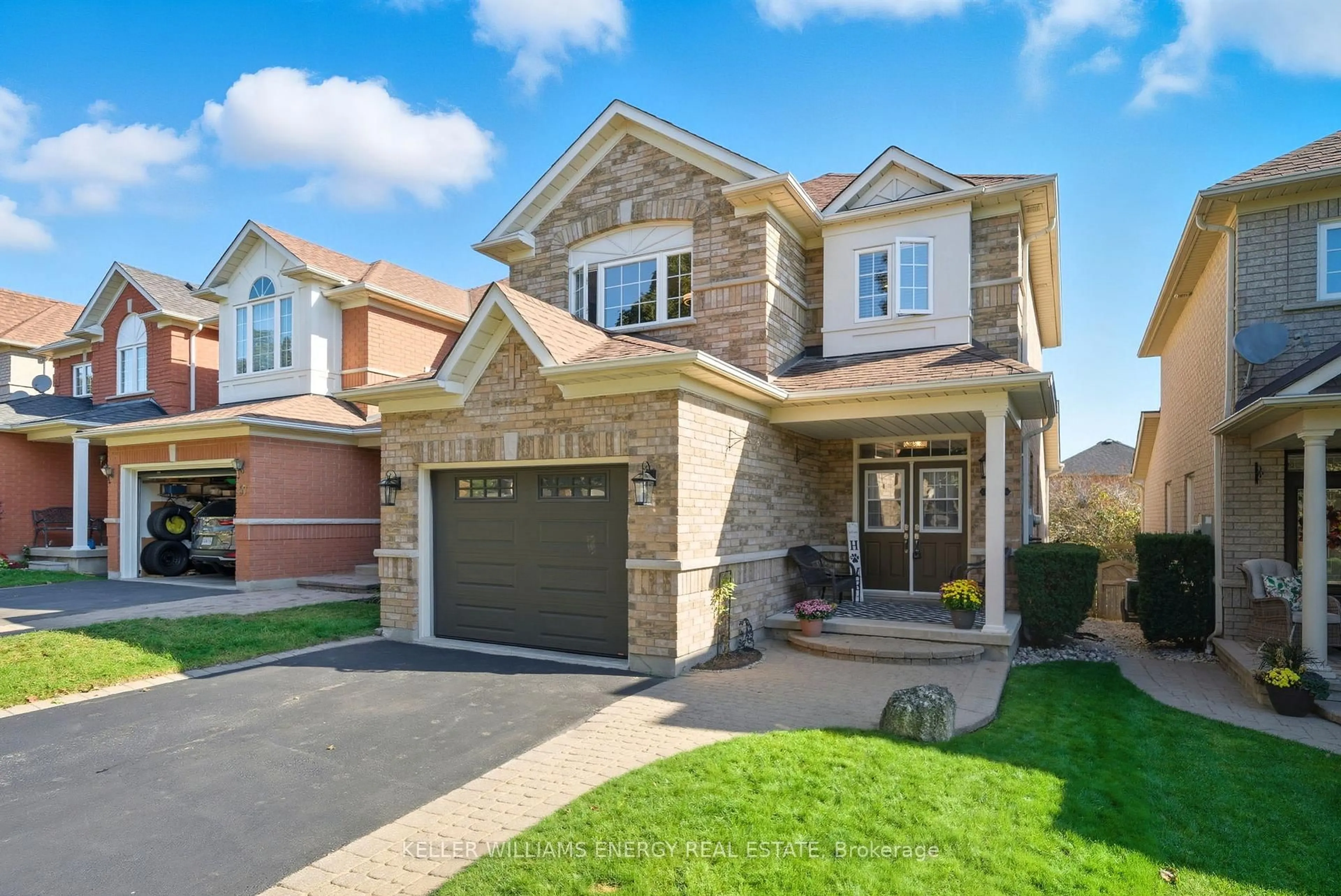 Home with brick exterior material, street for 55 Thames Dr, Whitby Ontario L1R 2R1