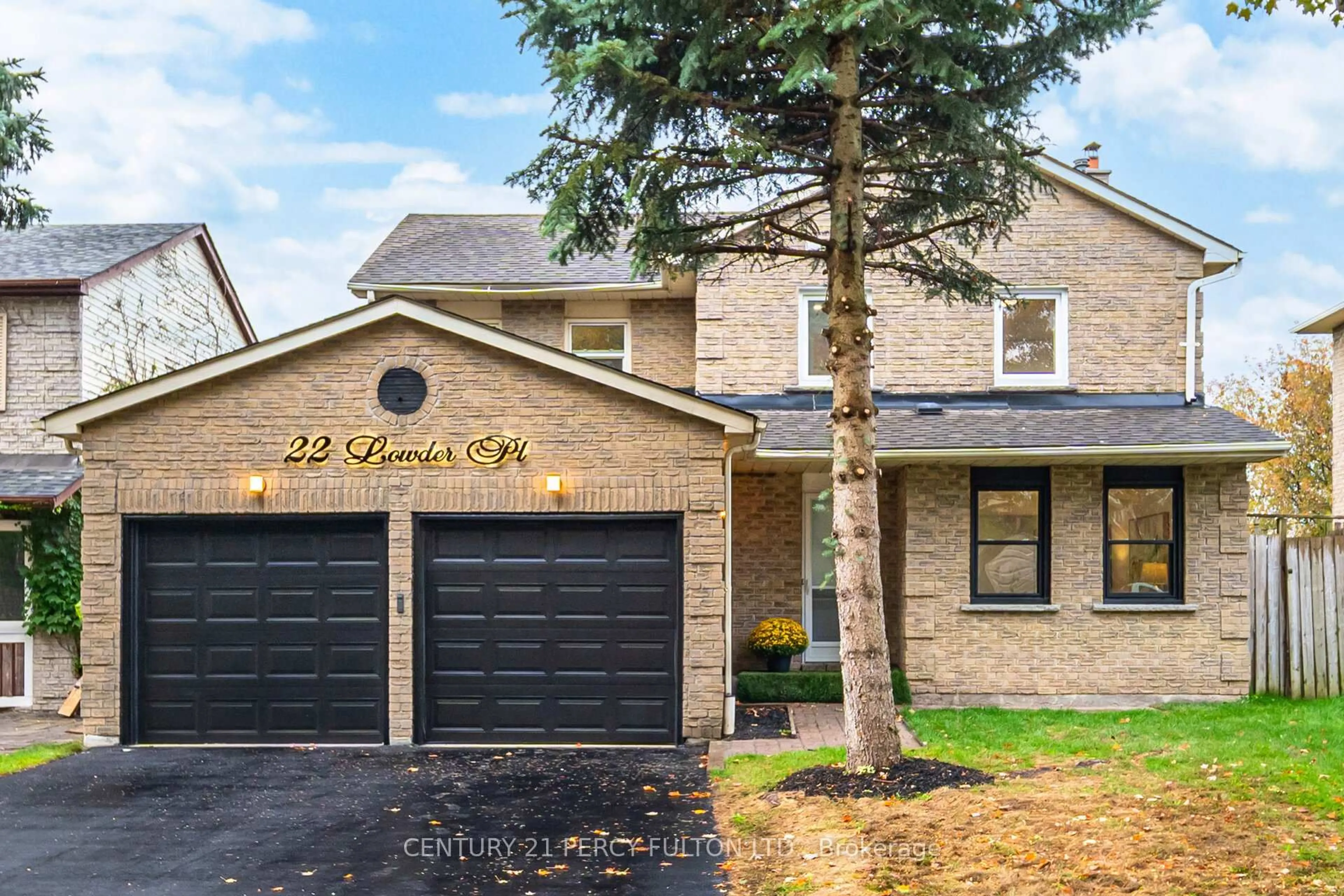 Home with brick exterior material, street for 22 Lowder Pl, Whitby Ontario L1N 8B9
