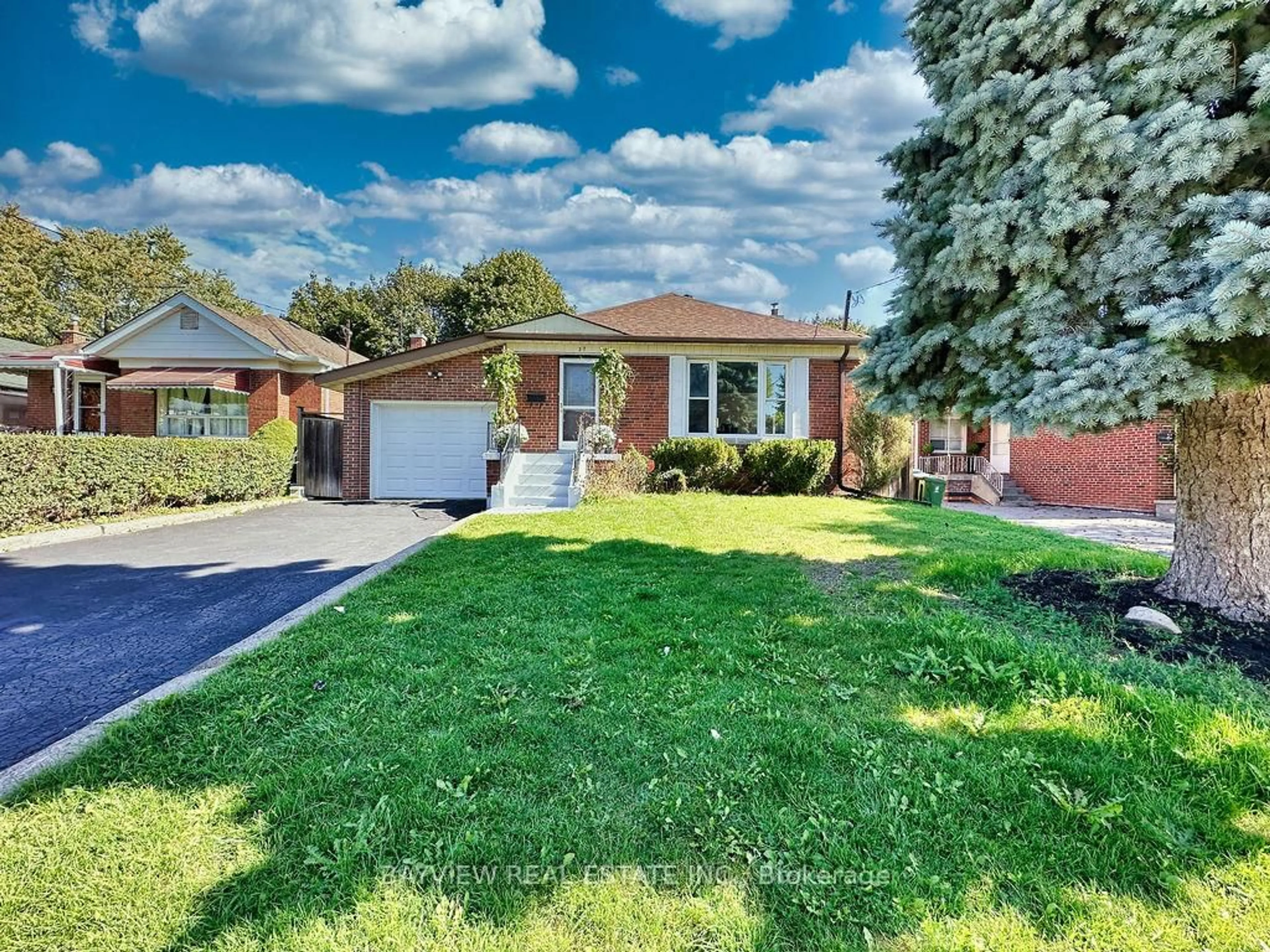 Home with brick exterior material, street for 37 Princeway Dr, Toronto Ontario M1R 2V8