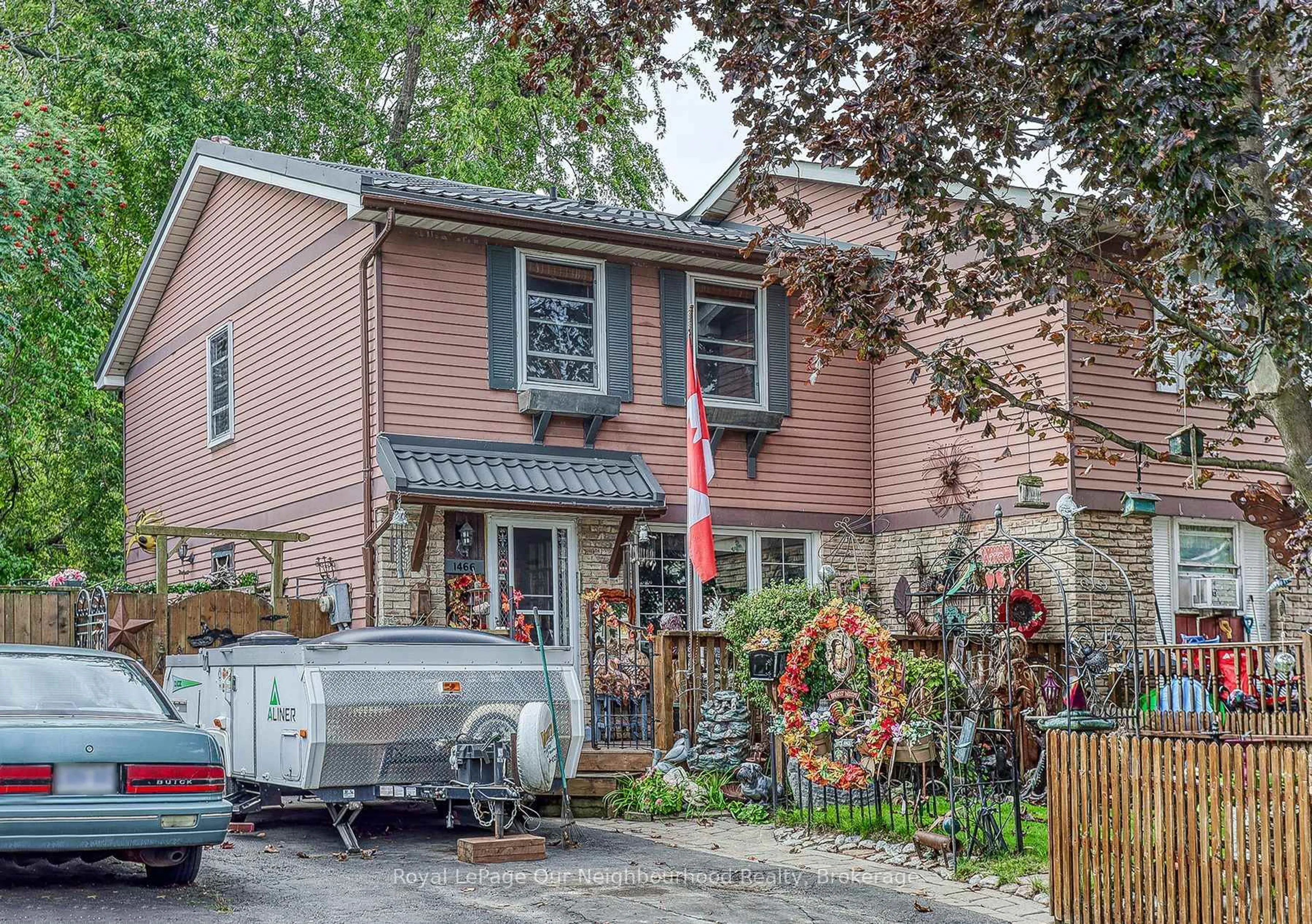 Home with brick exterior material, street for 1466 Wecker Dr, Oshawa Ontario L1J 6N2