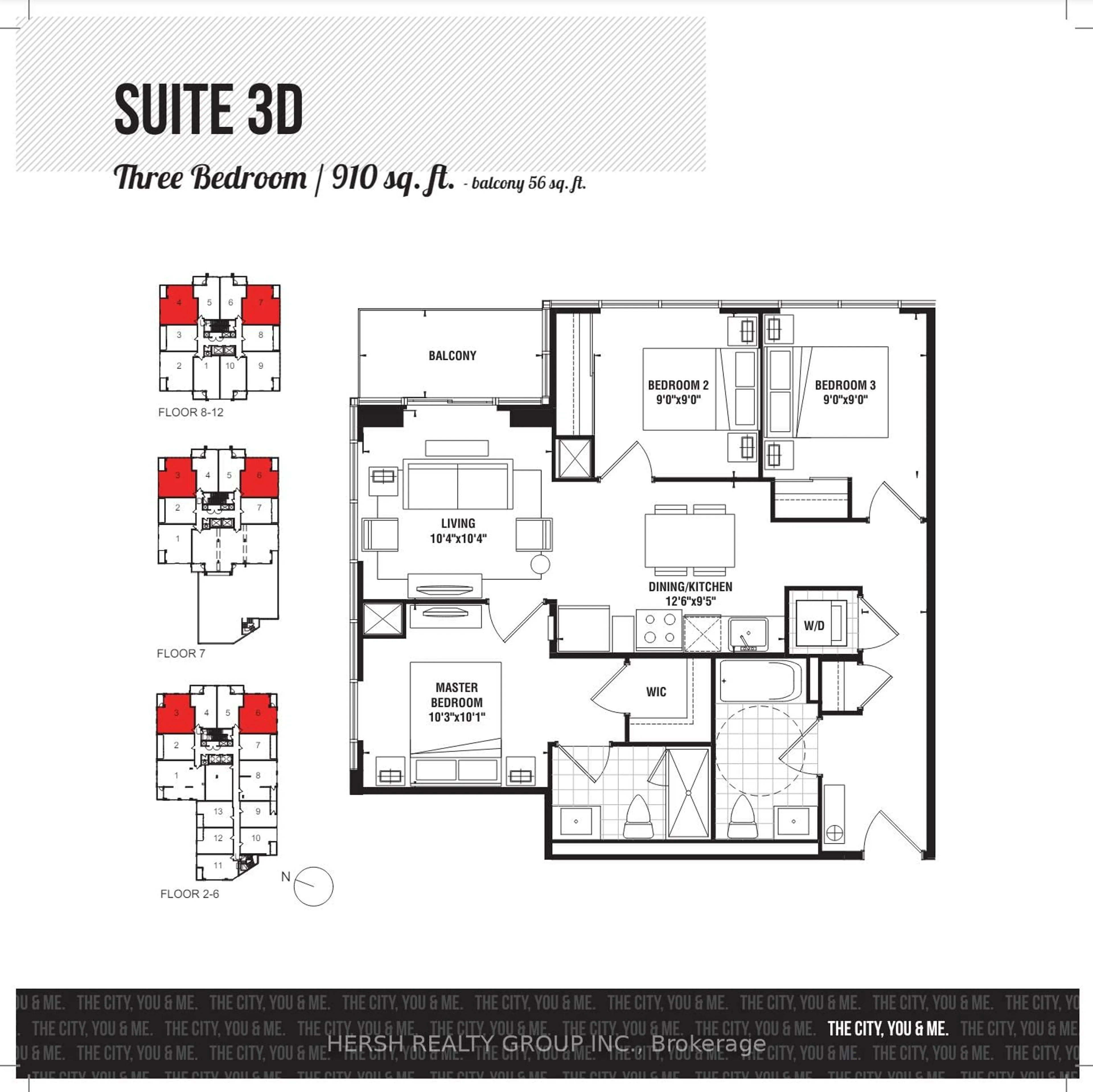 Floor plan for 10 Meadowglen Pl #206, Toronto Ontario M1G 0A8