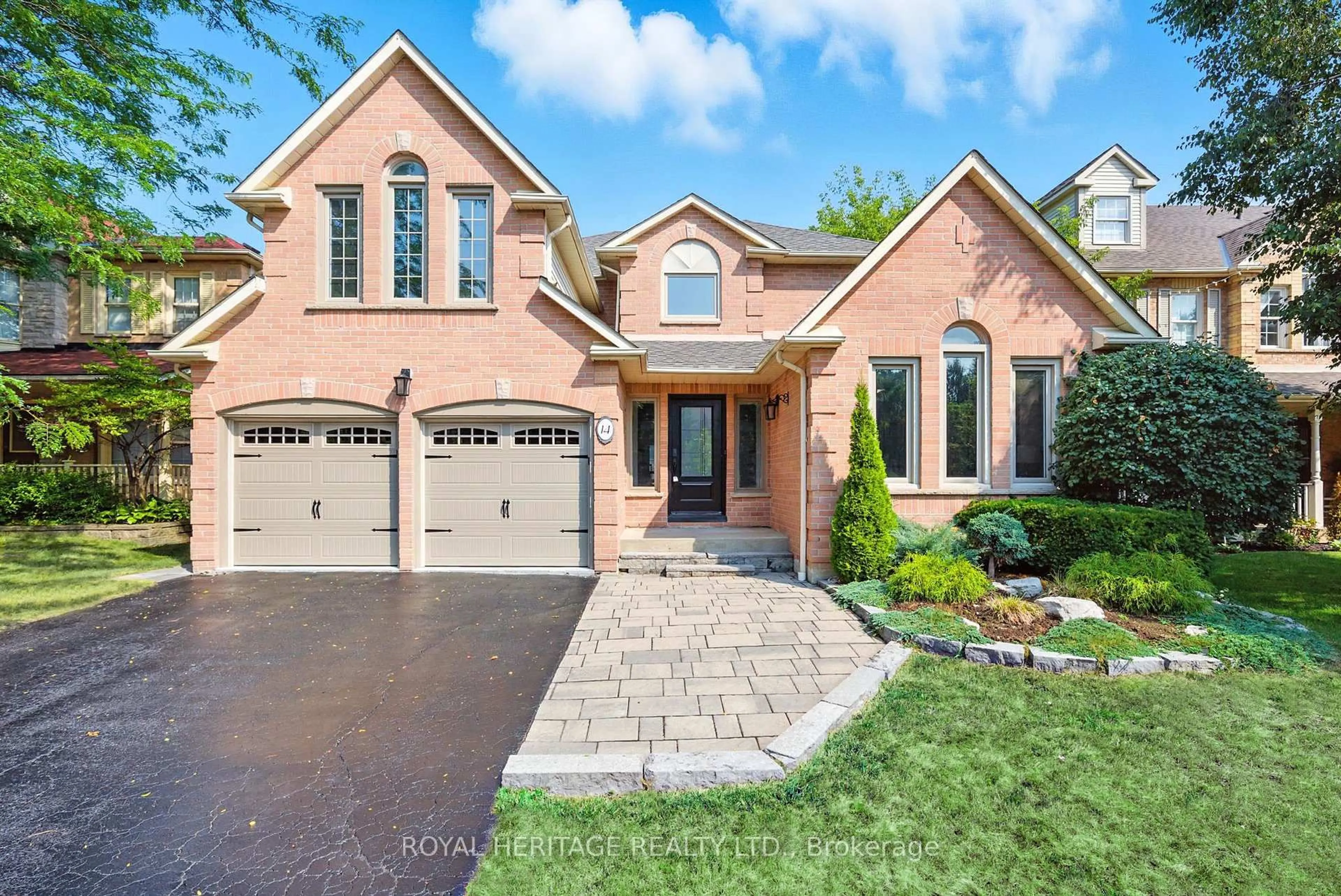Home with brick exterior material, street for 14 Balsdon Cres, Whitby Ontario L1P 1L5