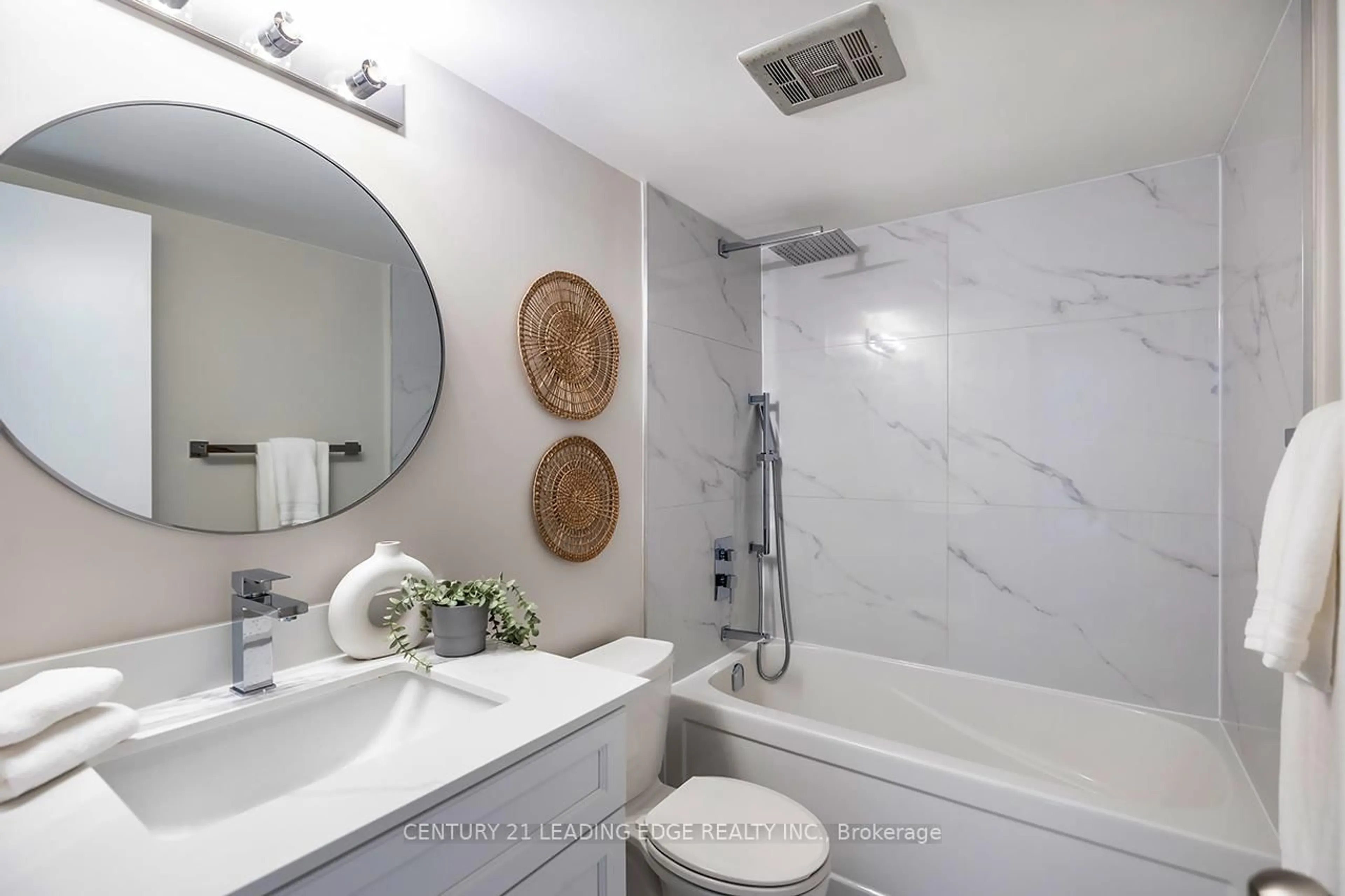 Contemporary bathroom, ceramic/tile floor for 101 Prudential Dr #304, Toronto Ontario M1P 4S5