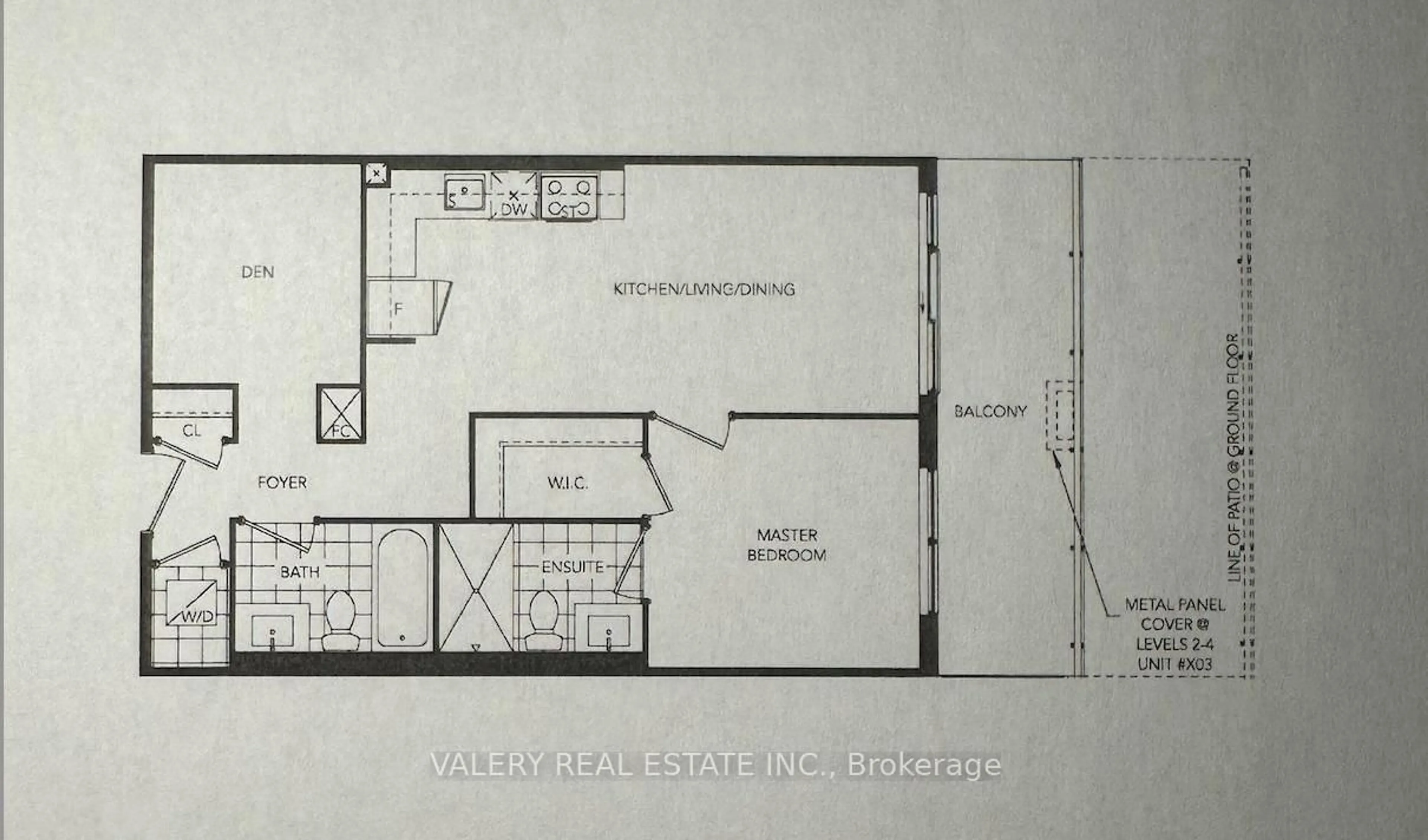 Floor plan for 1480 Bayly St #708, Pickering Ontario L1W 0C2