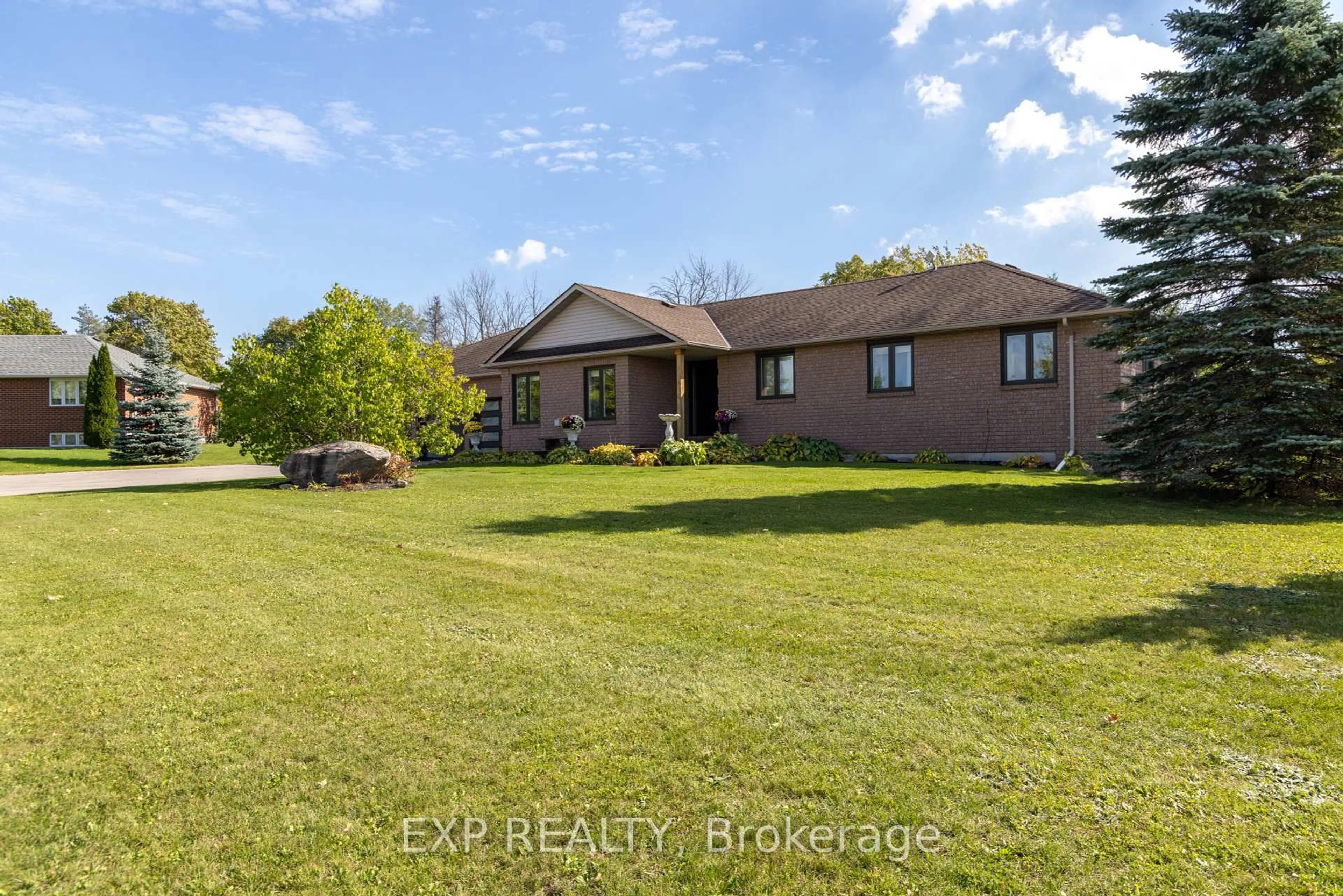 A pic from outside/outdoor area/front of a property/back of a property/a pic from drone, water/lake/river/ocean view for 8 Pardo Crt, Scugog Ontario L0C 1G0