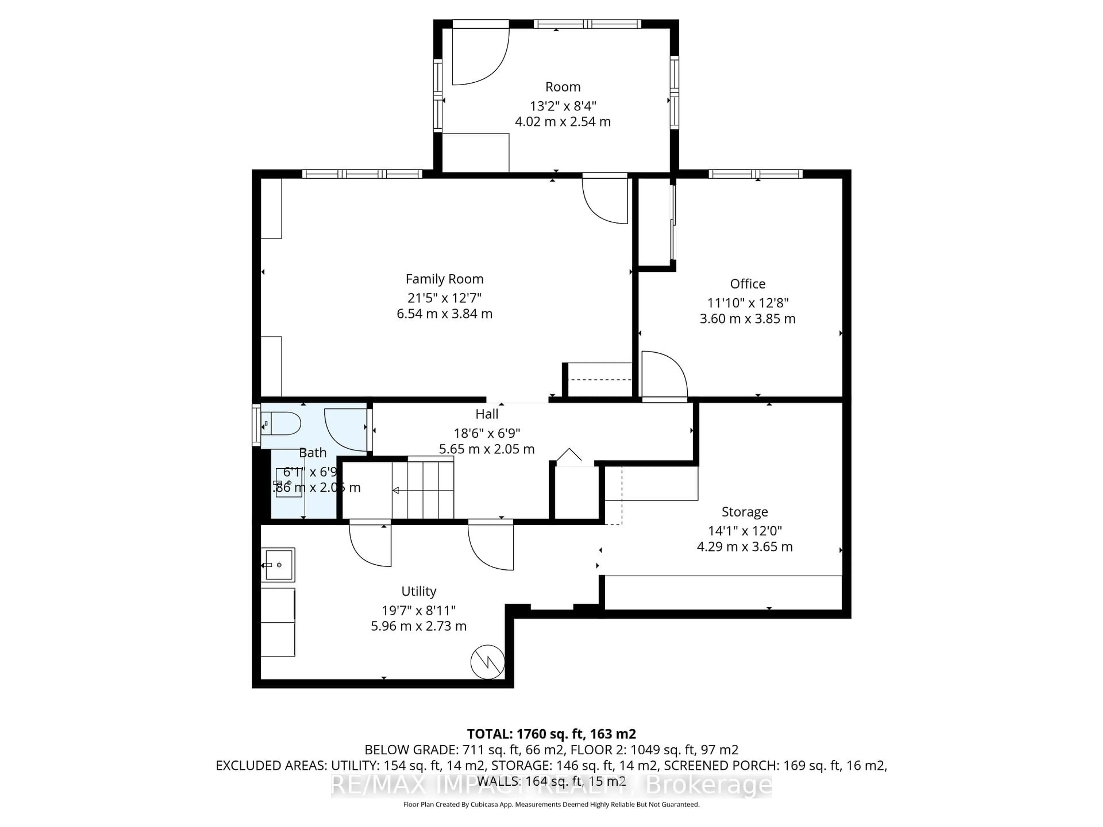 Floor plan for 397 Brentwood Ave, Oshawa Ontario L1G 2S7