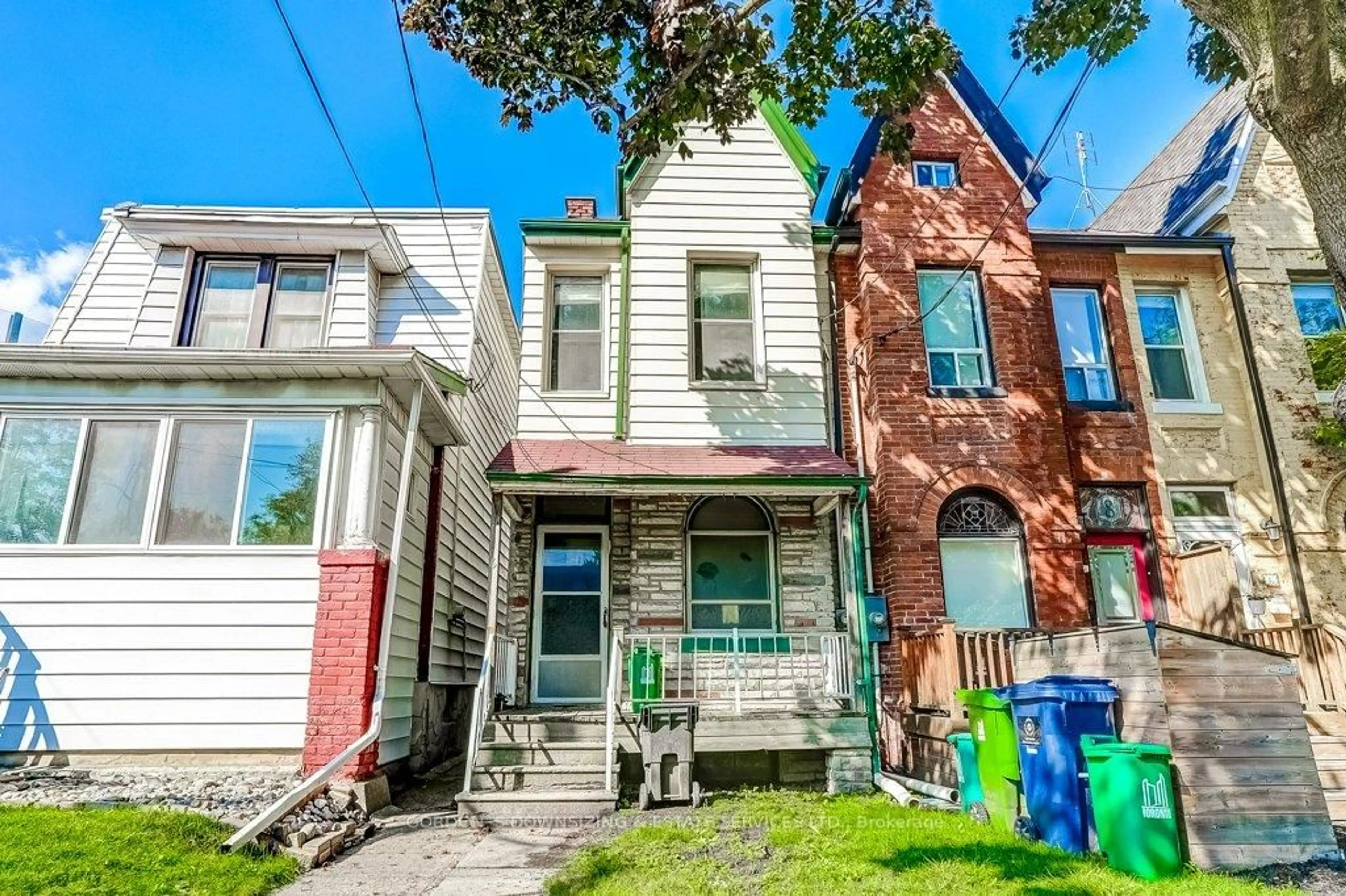 Home with brick exterior material, street for 6 Paisley Ave, Toronto Ontario M4M 1N3