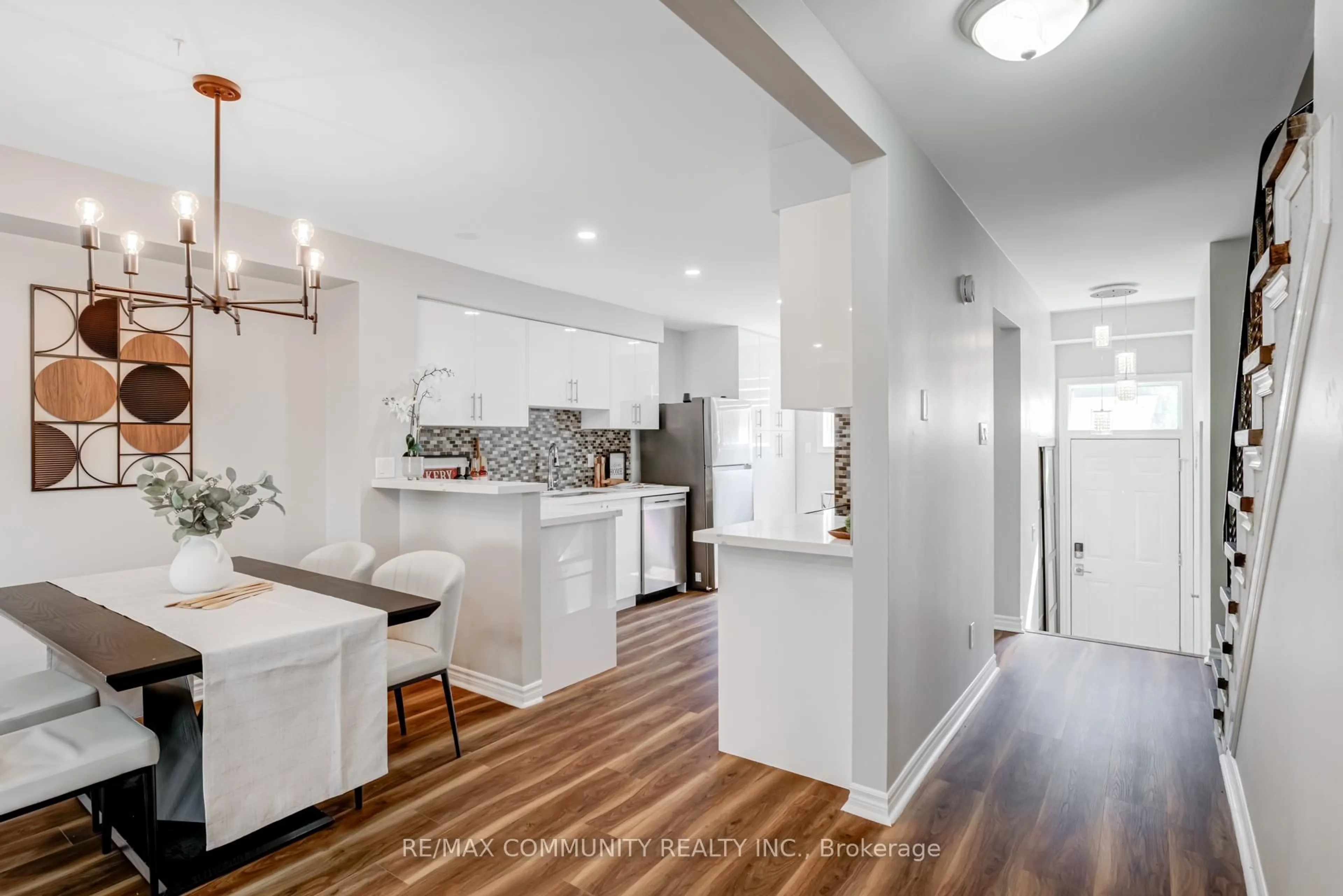 Open concept kitchen, ceramic/tile floor for 1945 Denmar Rd #68, Pickering Ontario L1V 3E2