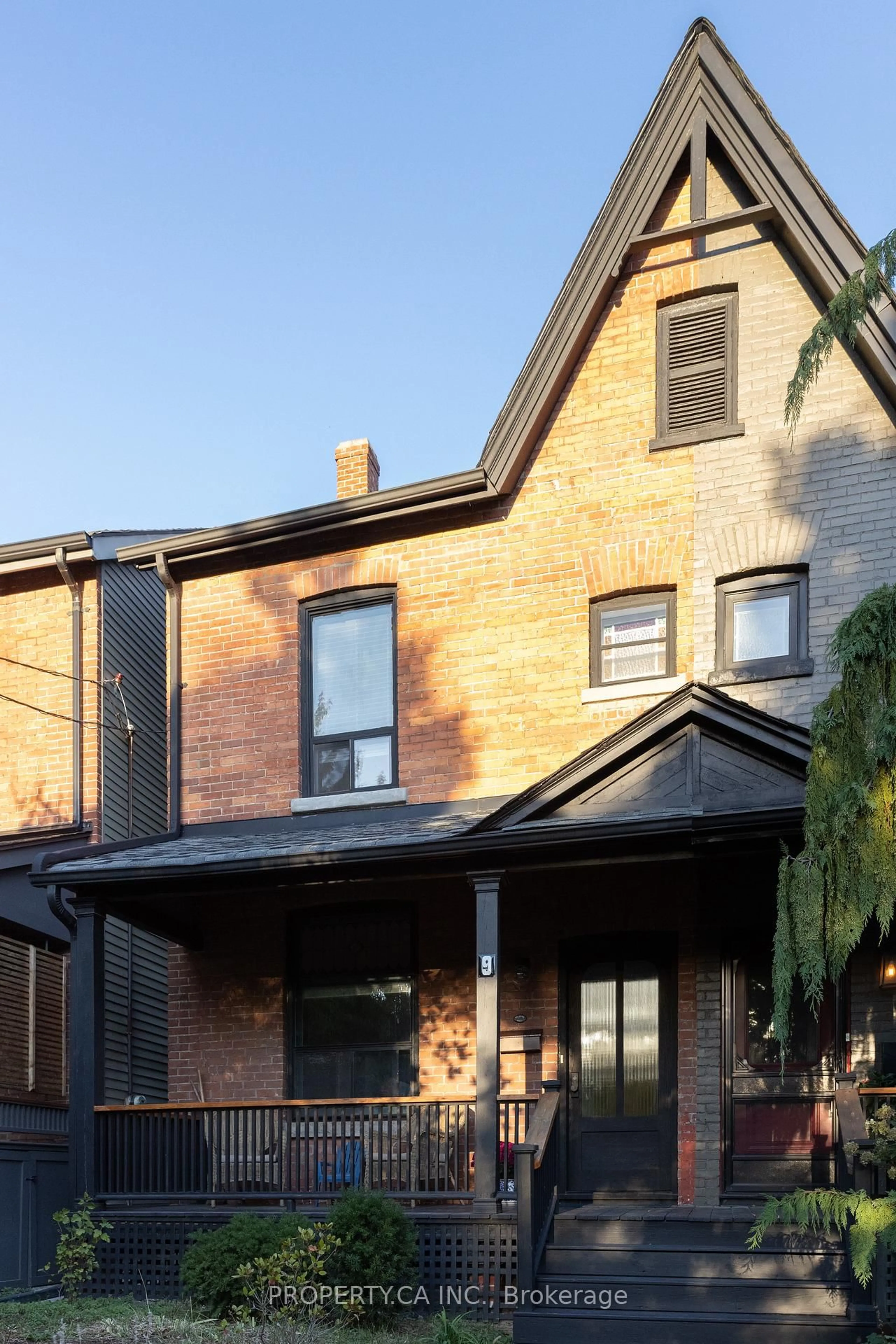 Home with brick exterior material, street for 9 Howland Rd, Toronto Ontario M4K 2Z4