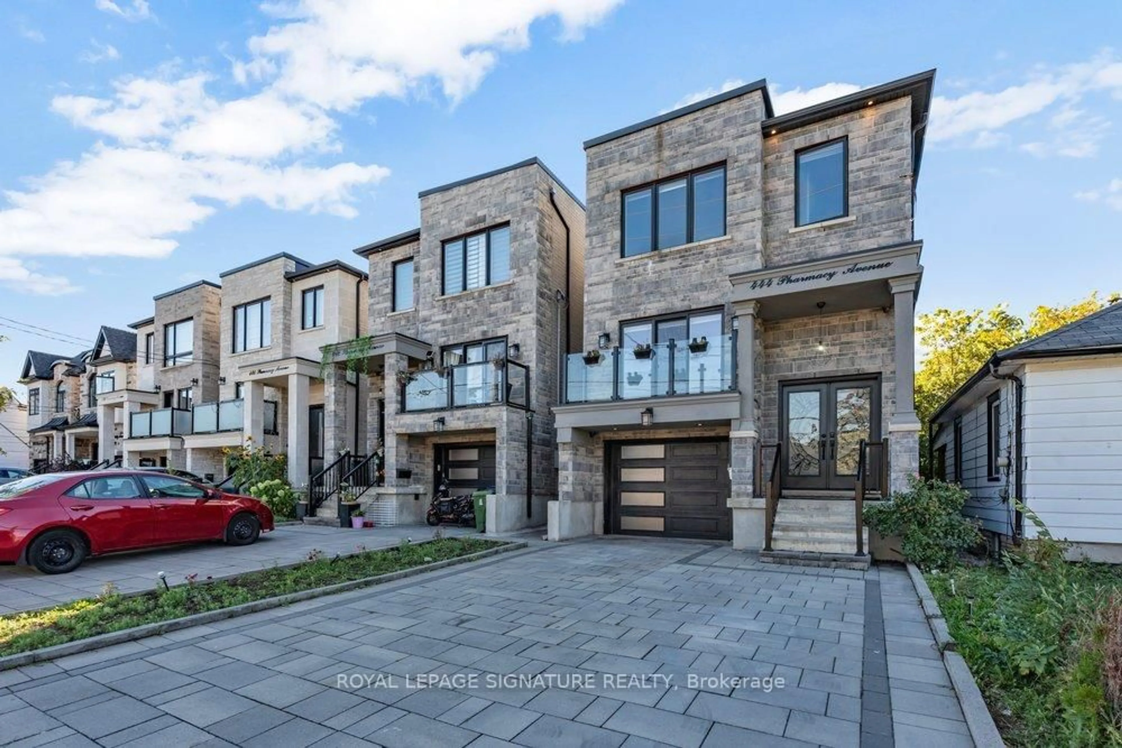 Home with brick exterior material, street for 444 Pharmacy Ave, Toronto Ontario M1L 3G6