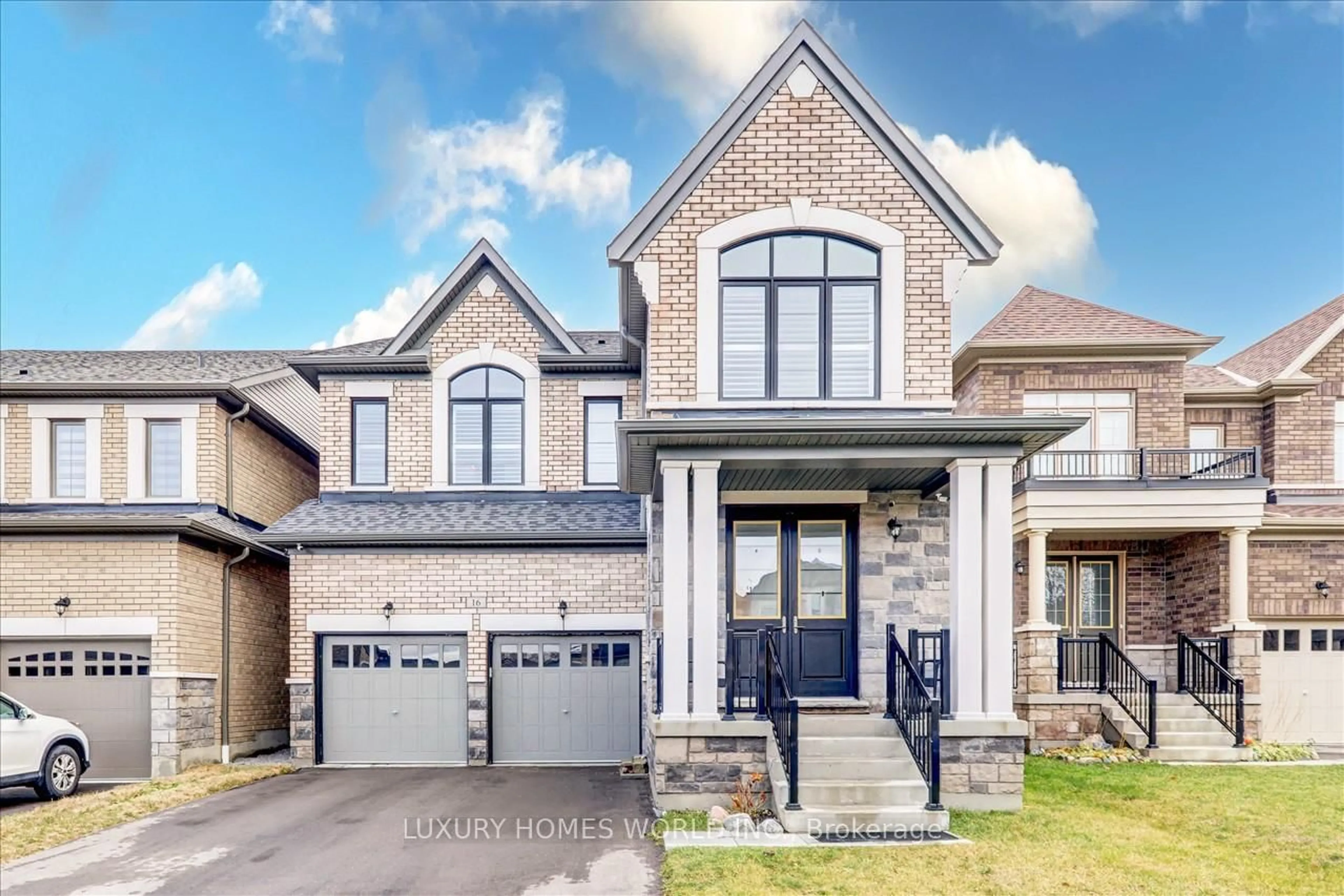 Home with brick exterior material, street for 16 Capstan Crt, Whitby Ontario L1P 0K5