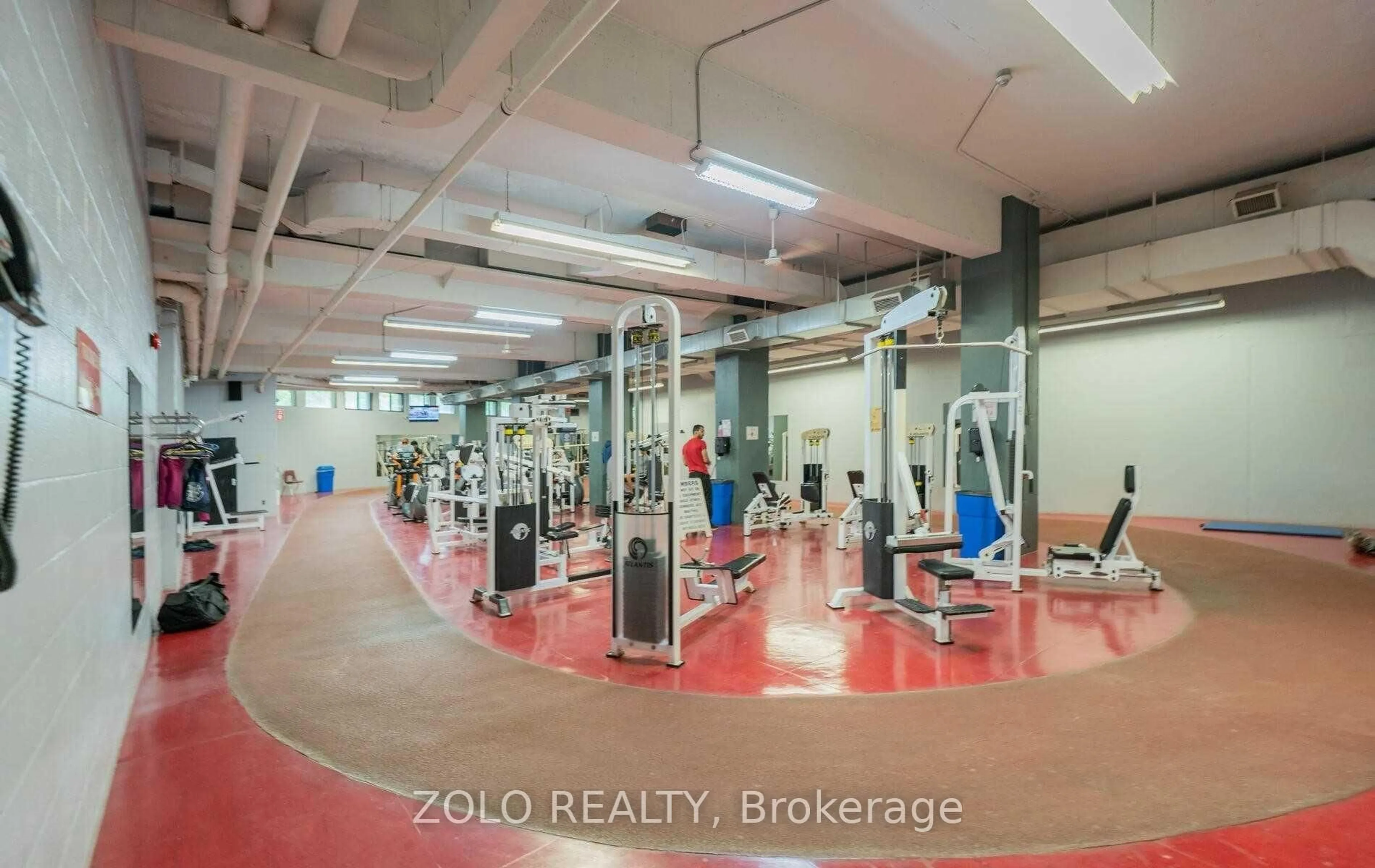 Gym or fitness room for 5 Massey Sq #1801, Toronto Ontario M4C 5L6