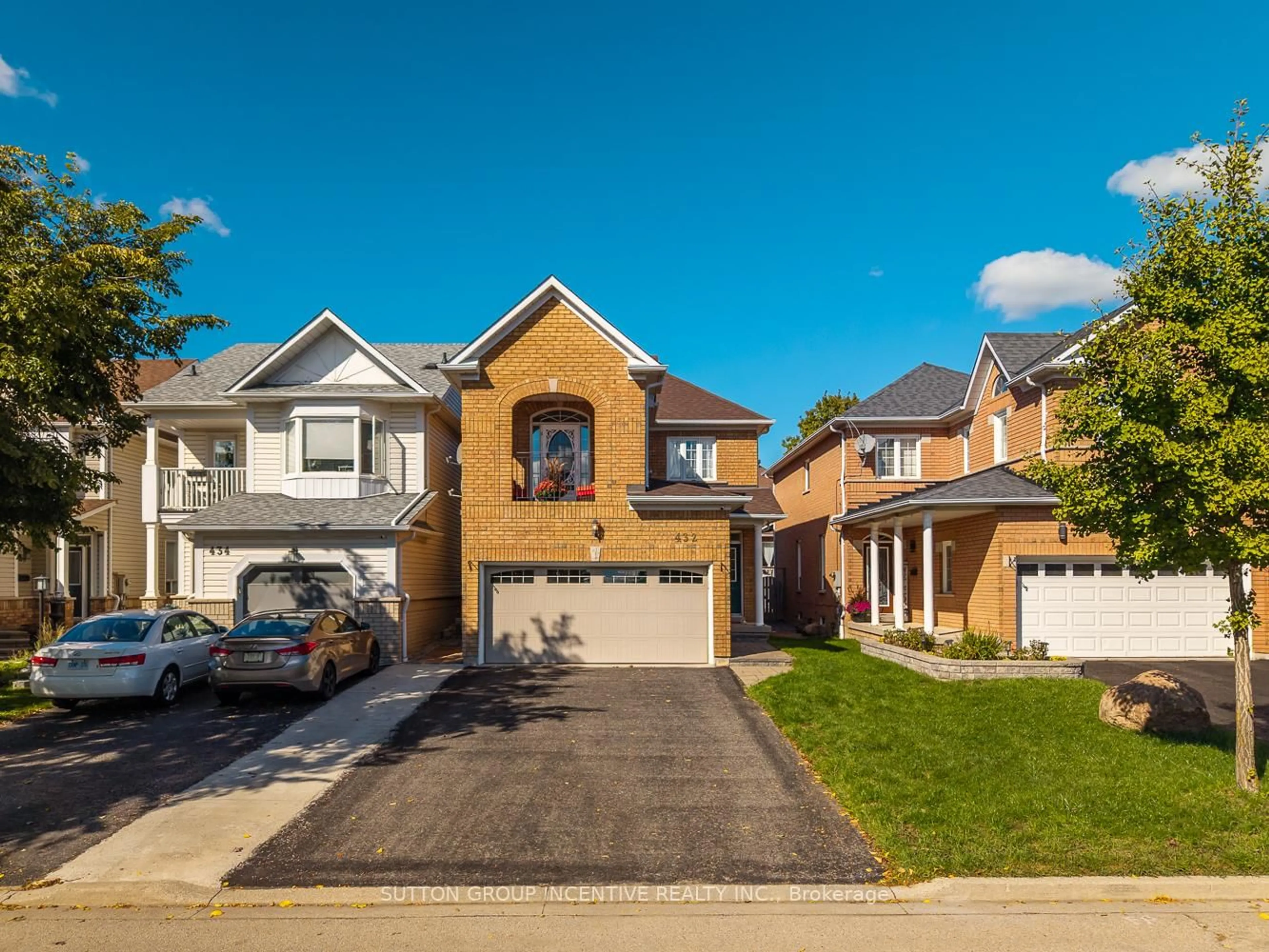 Home with brick exterior material, street for 432 Woodsmere Cres, Pickering Ontario L1V 7A4