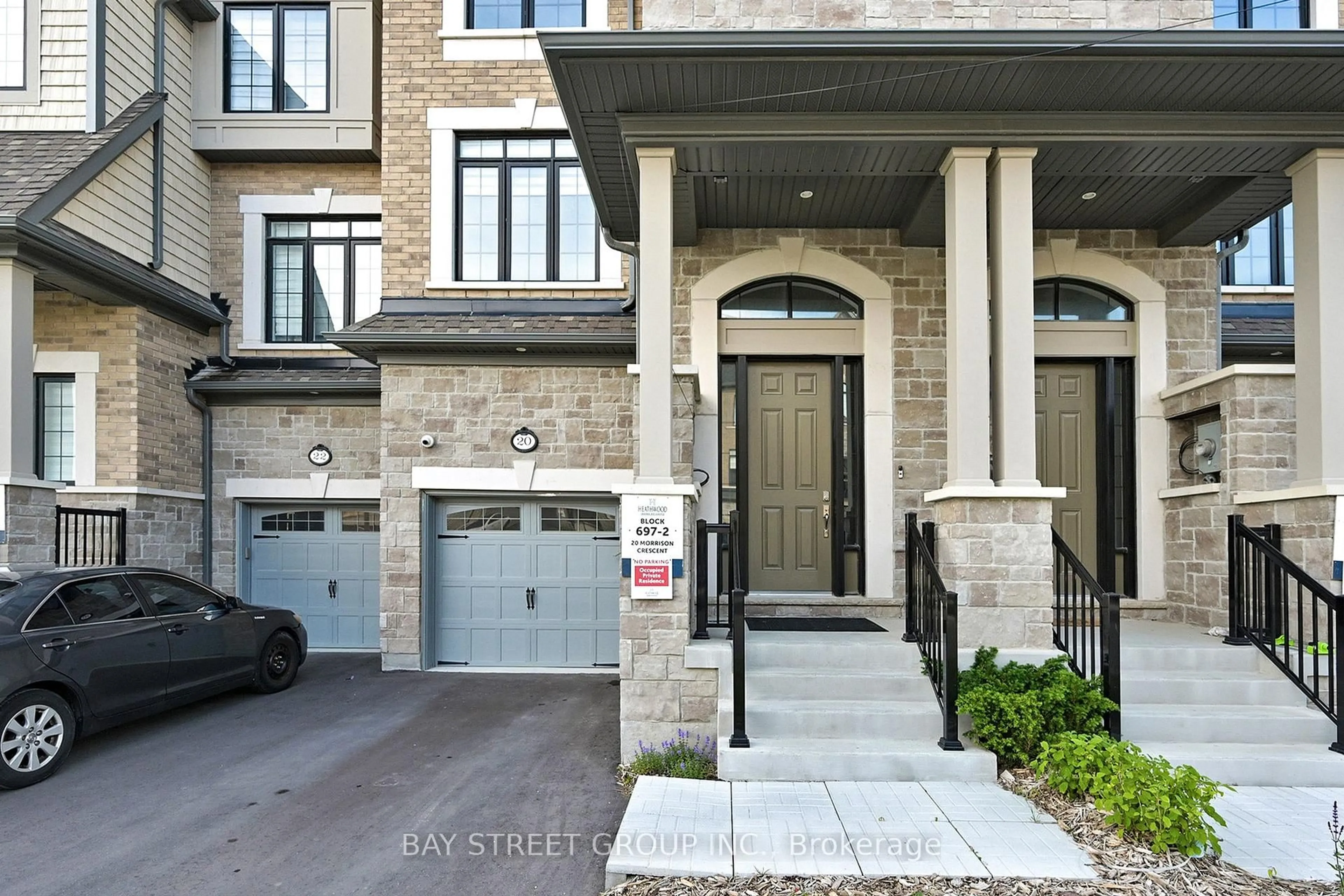 Home with brick exterior material, street for 20 Morrison Cres, Whitby Ontario L1P 1V4