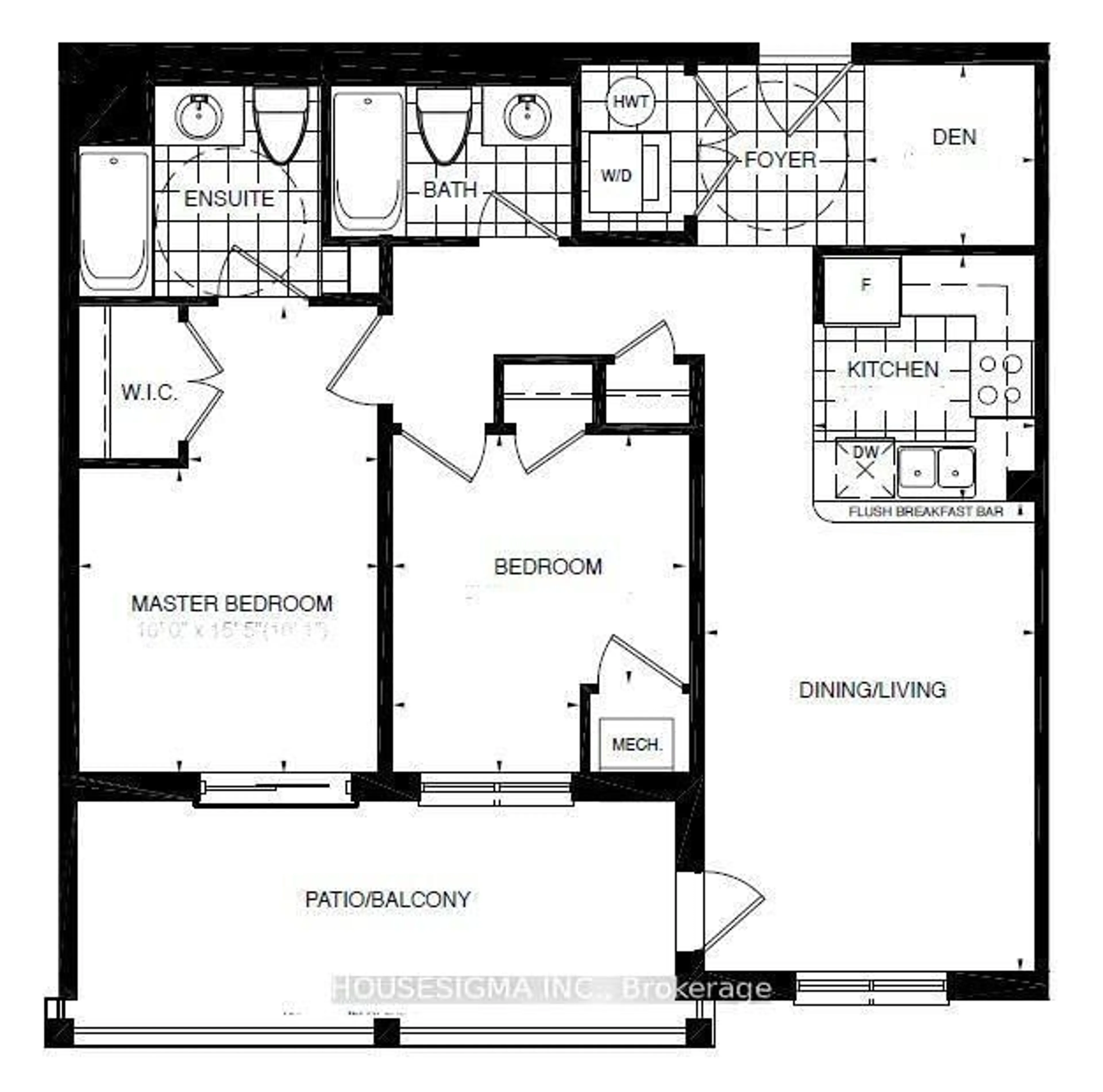 Floor plan for 65 Shipway Ave #110, Clarington Ontario L1B 0W2