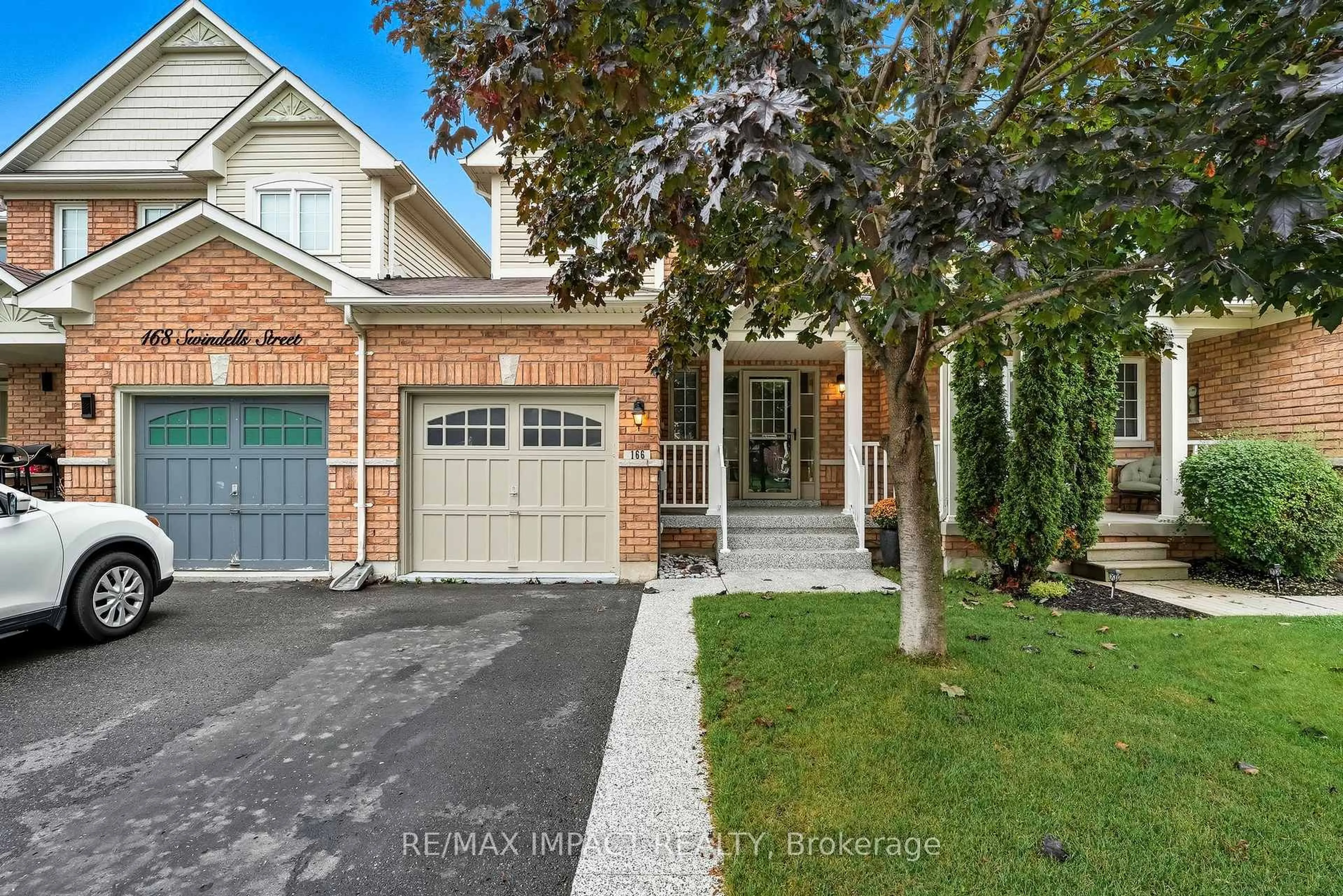 Home with brick exterior material, street for 166 Swindells St, Clarington Ontario L1C 0E5