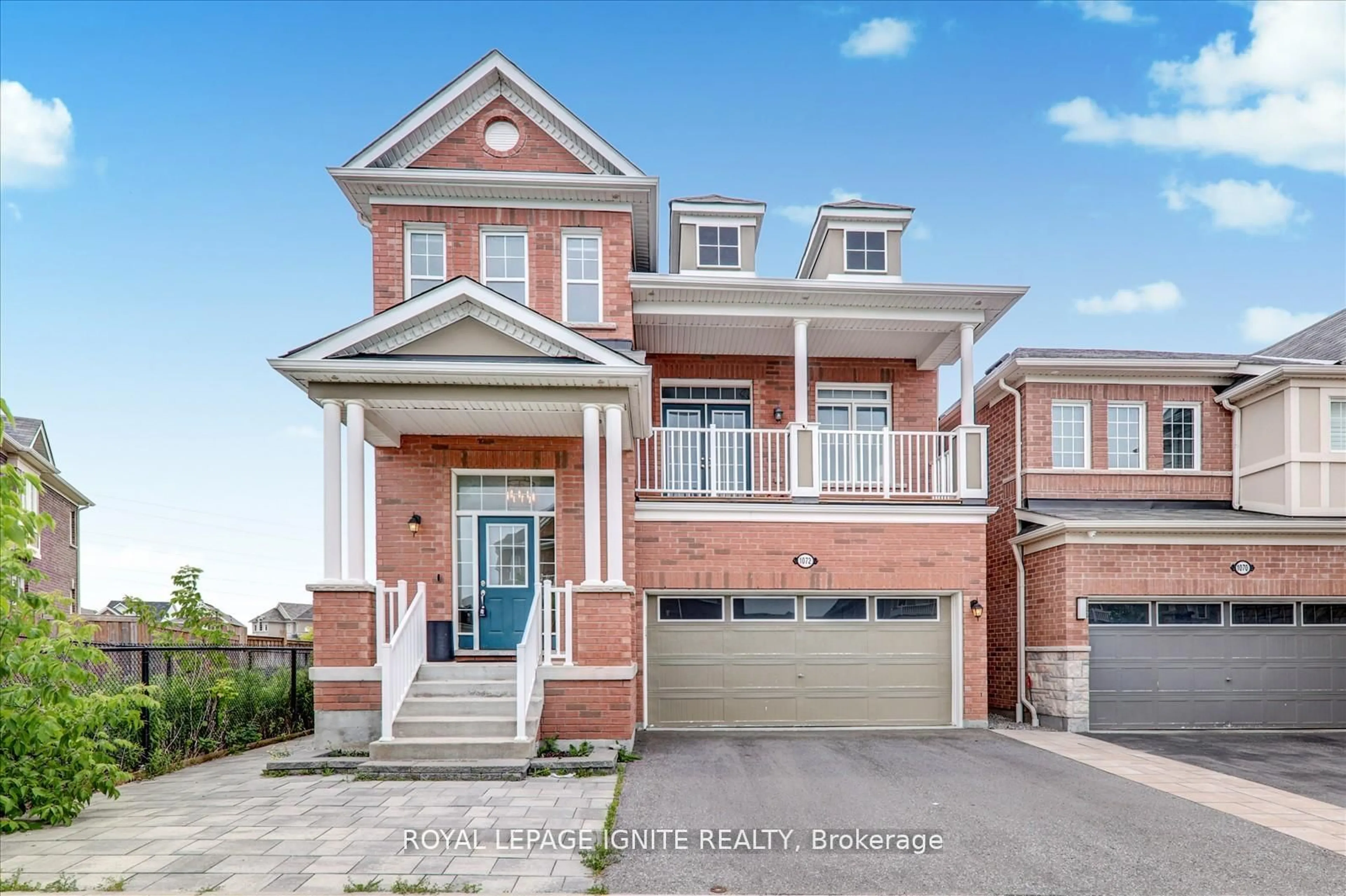 Home with brick exterior material, street for 1072 Foxtail Cres, Pickering Ontario L1X 0E7