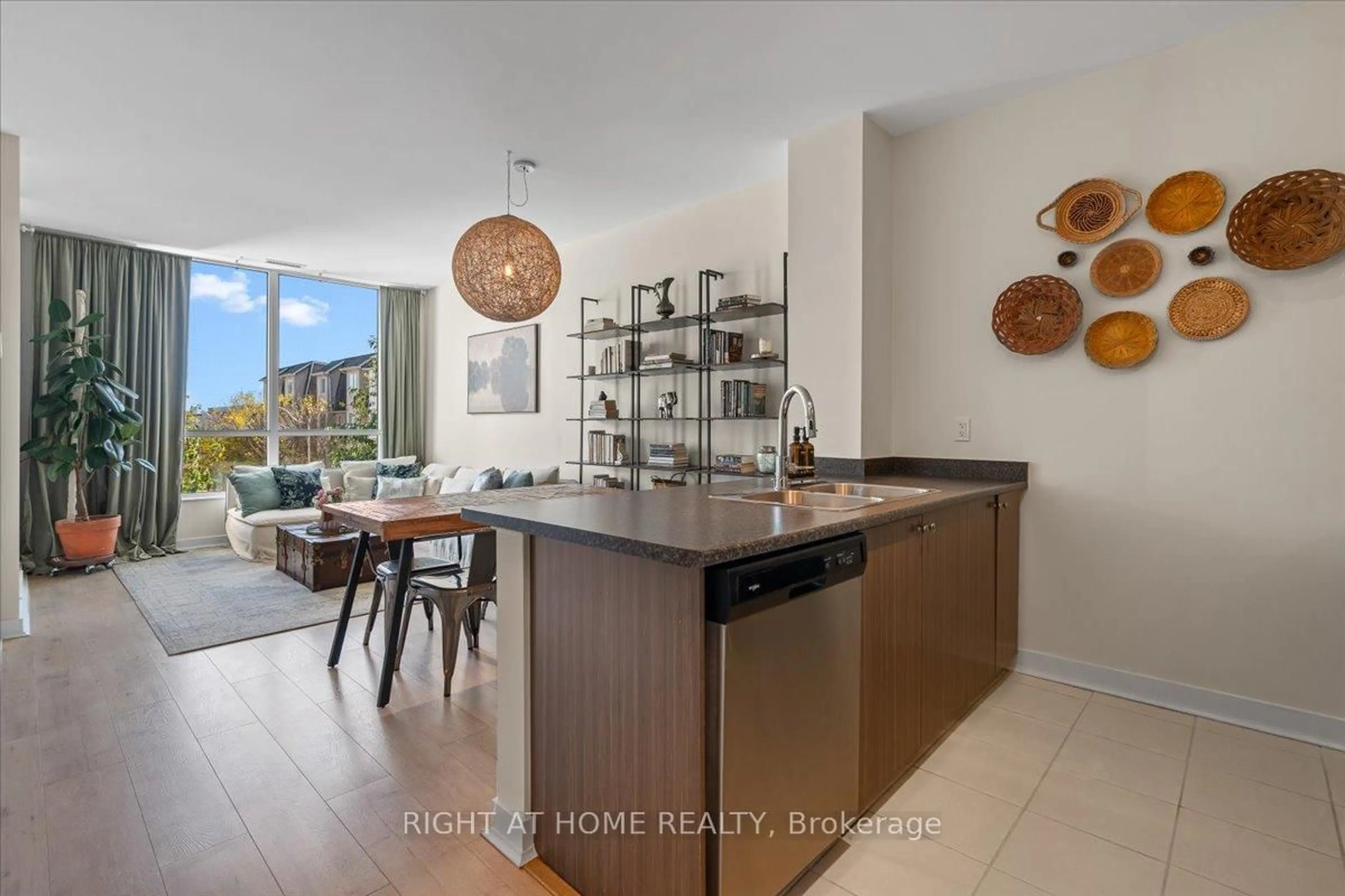 Open concept kitchen, unknown for 8 Trent Ave #210, Toronto Ontario M4C 0A6