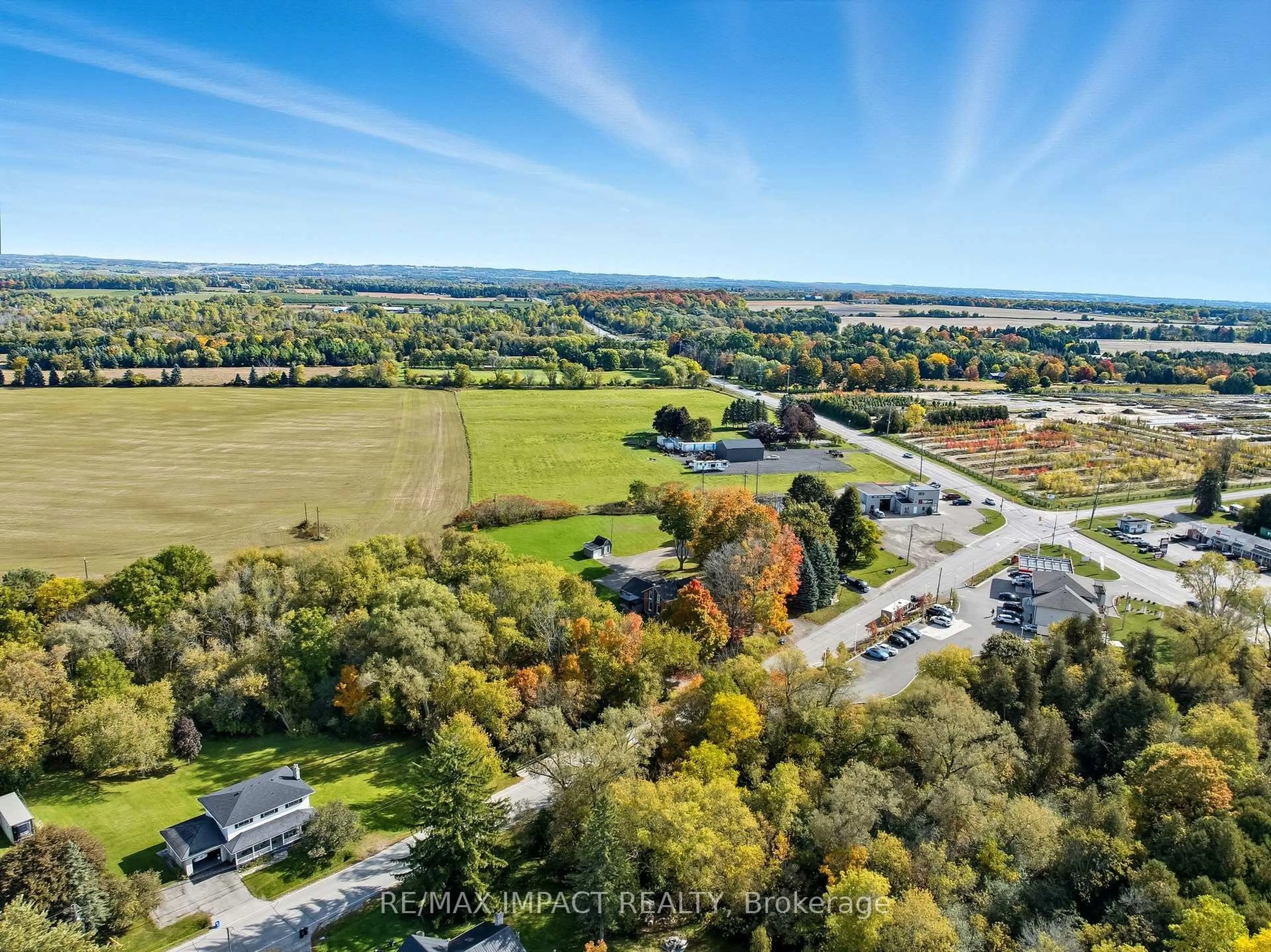 A pic from outside/outdoor area/front of a property/back of a property/a pic from drone, unknown for 5051 Old Scugog Rd, Clarington Ontario L0B 1J0