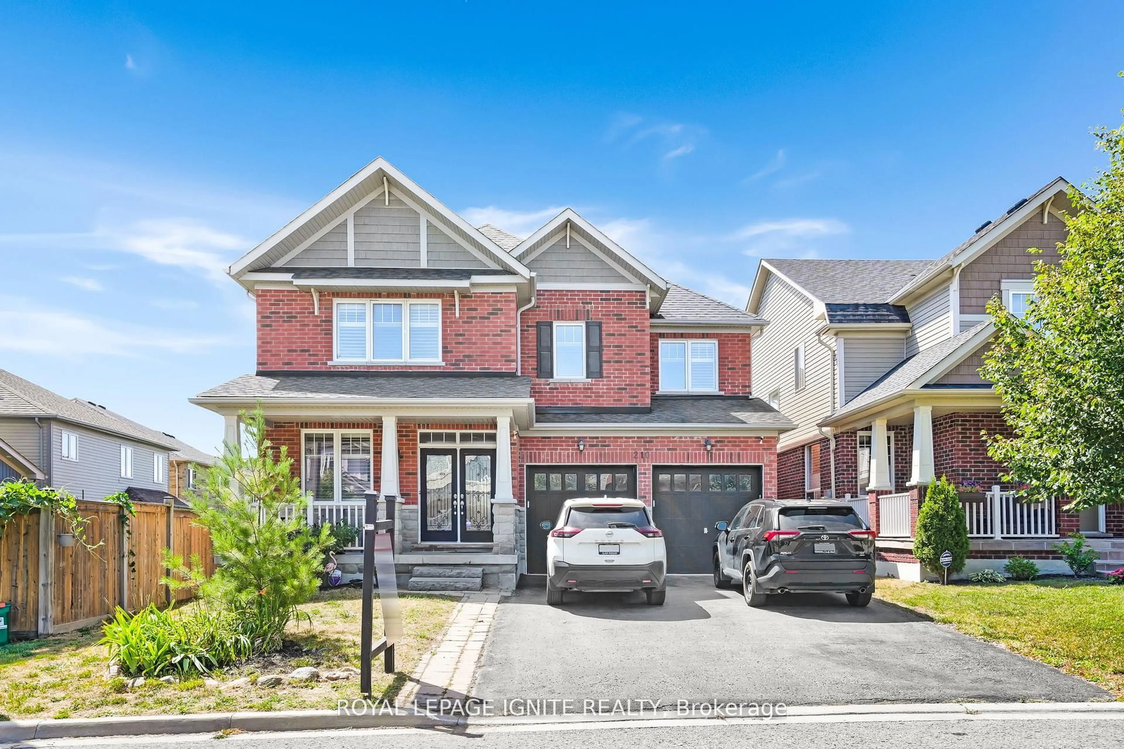 Home with brick exterior material, street for 210 Blackwell Cres, Oshawa Ontario L1L 0C9