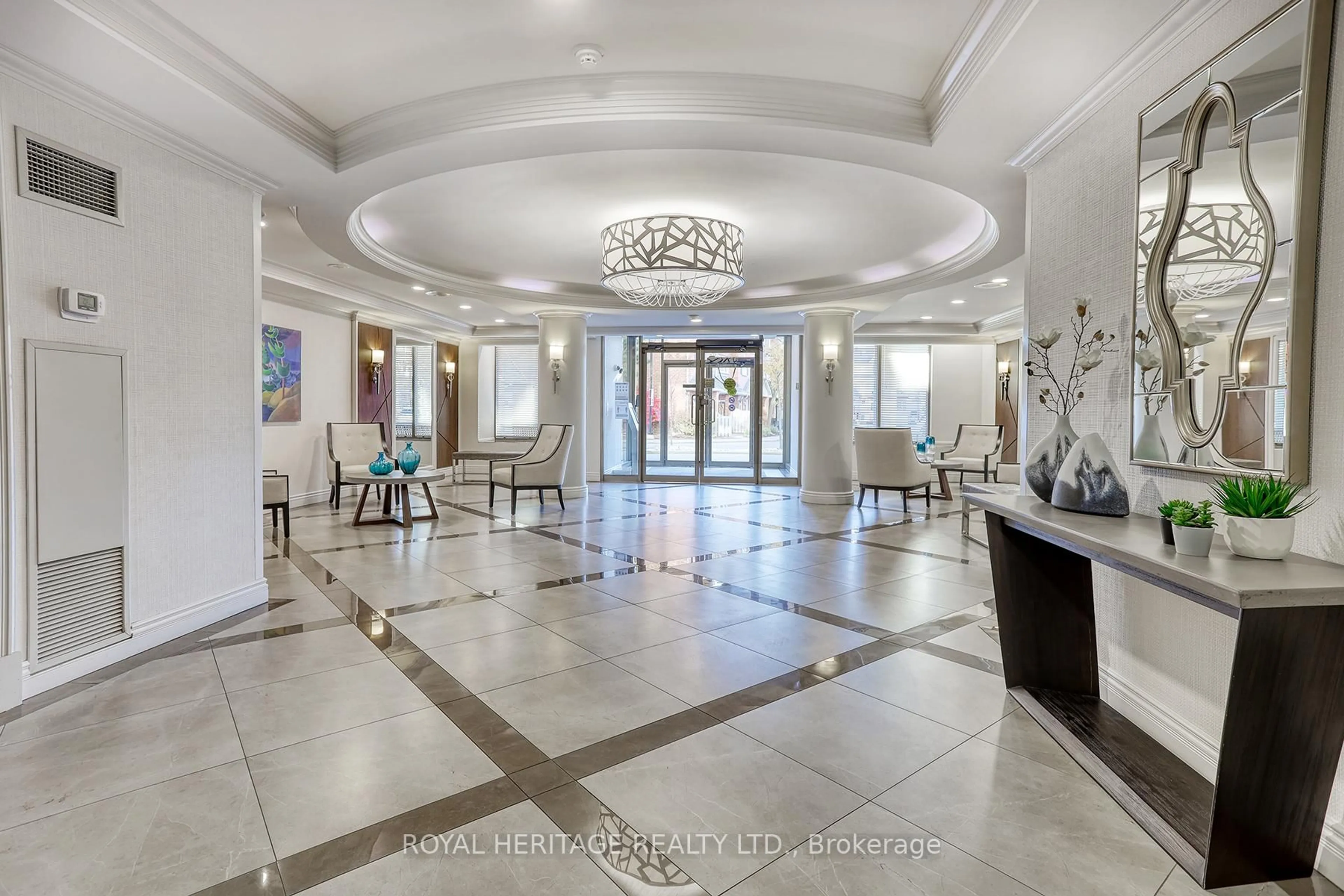 Indoor foyer for 1000 The Esplanade #1502, Pickering Ontario L1V 6V4