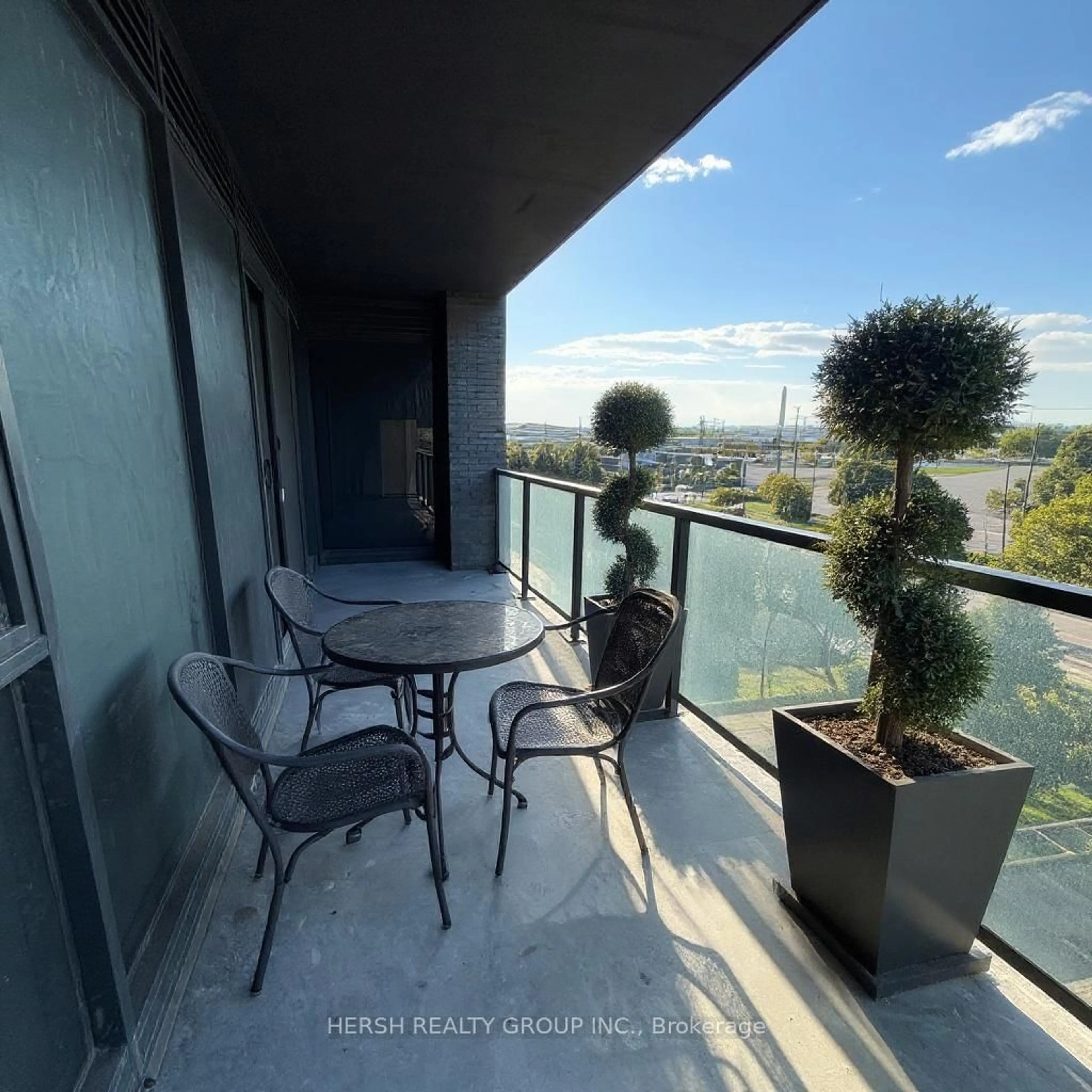 Balcony in the apartment, water/lake/river/ocean view for 1606 Charles St #510, Whitby Ontario L1N 0P1